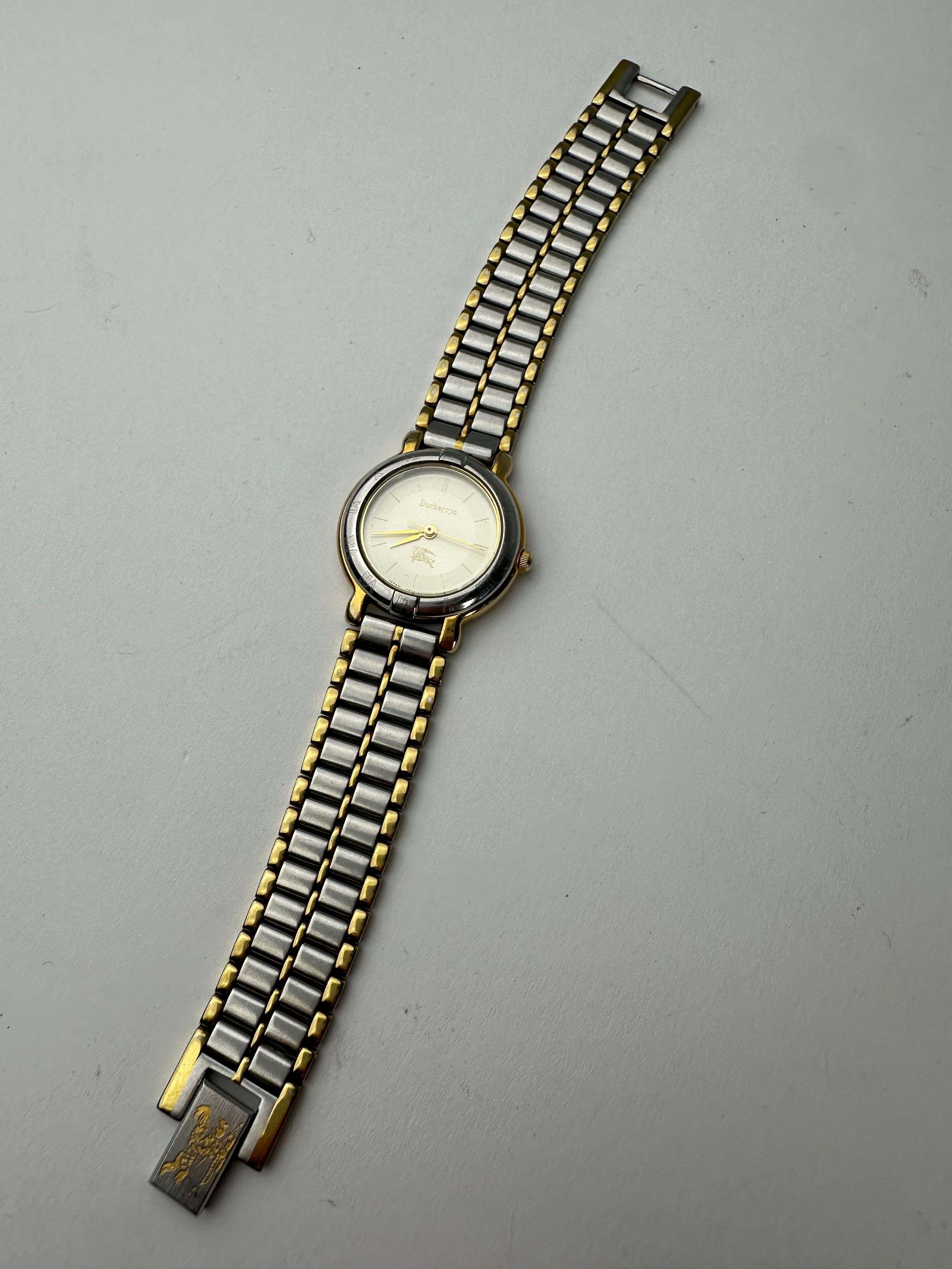 Burberry Vintage Watch Two-Tone Steel Cream Size ONE SIZE - 1 Thumbnail