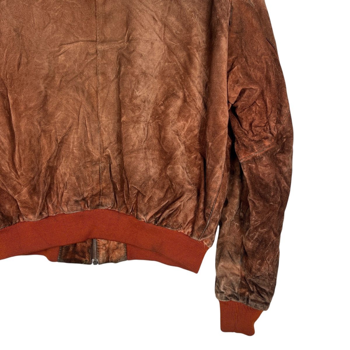 Vintage Vintage Eriksons Paris Motorcycle Suede Leather Jacket Size US L / EU 52-54 / 3 - 9 Thumbnail