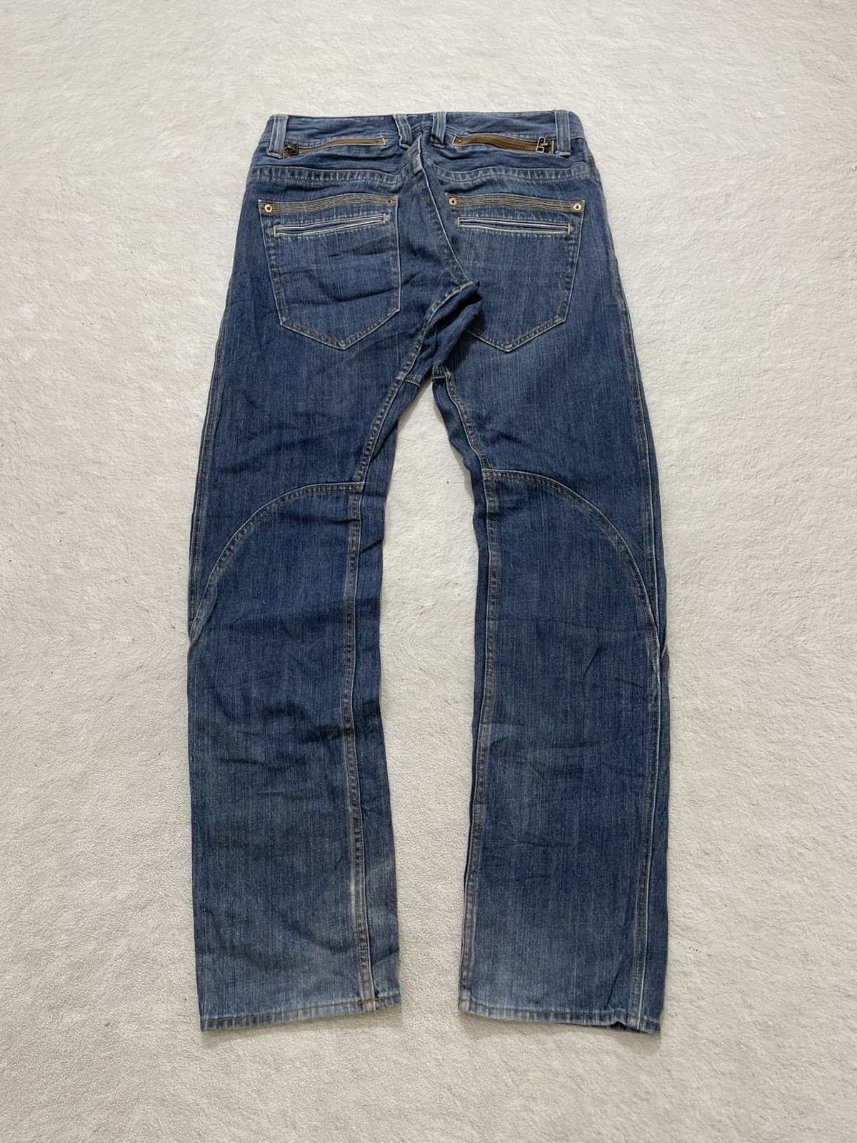 Le Grande Bleu (L.G.B.) 2000s Dominate Designer Denim Washed Y2K Ifsix LGB number 9 Size US 30 / EU 46 - 7 Thumbnail