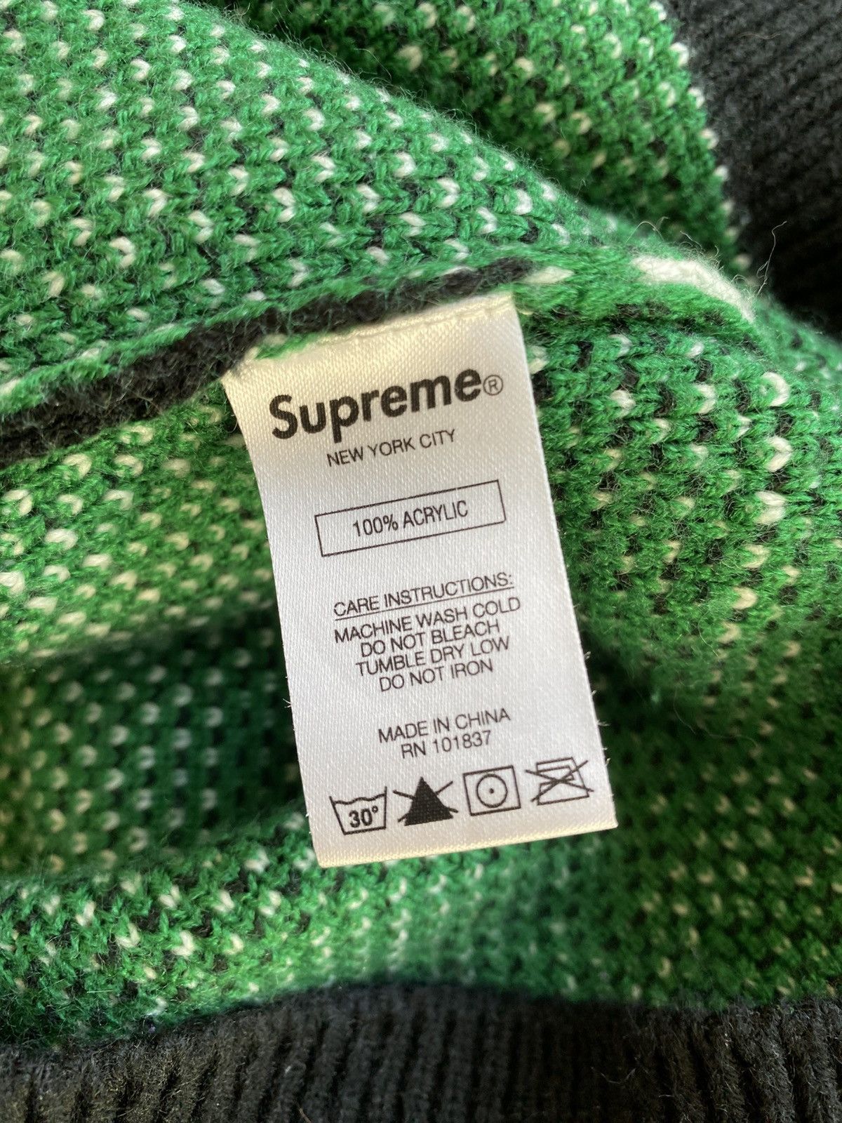 Supreme Supreme Street Signs Sweater Black 2021 Size US L / EU 52-54 / 3 - 7 Thumbnail