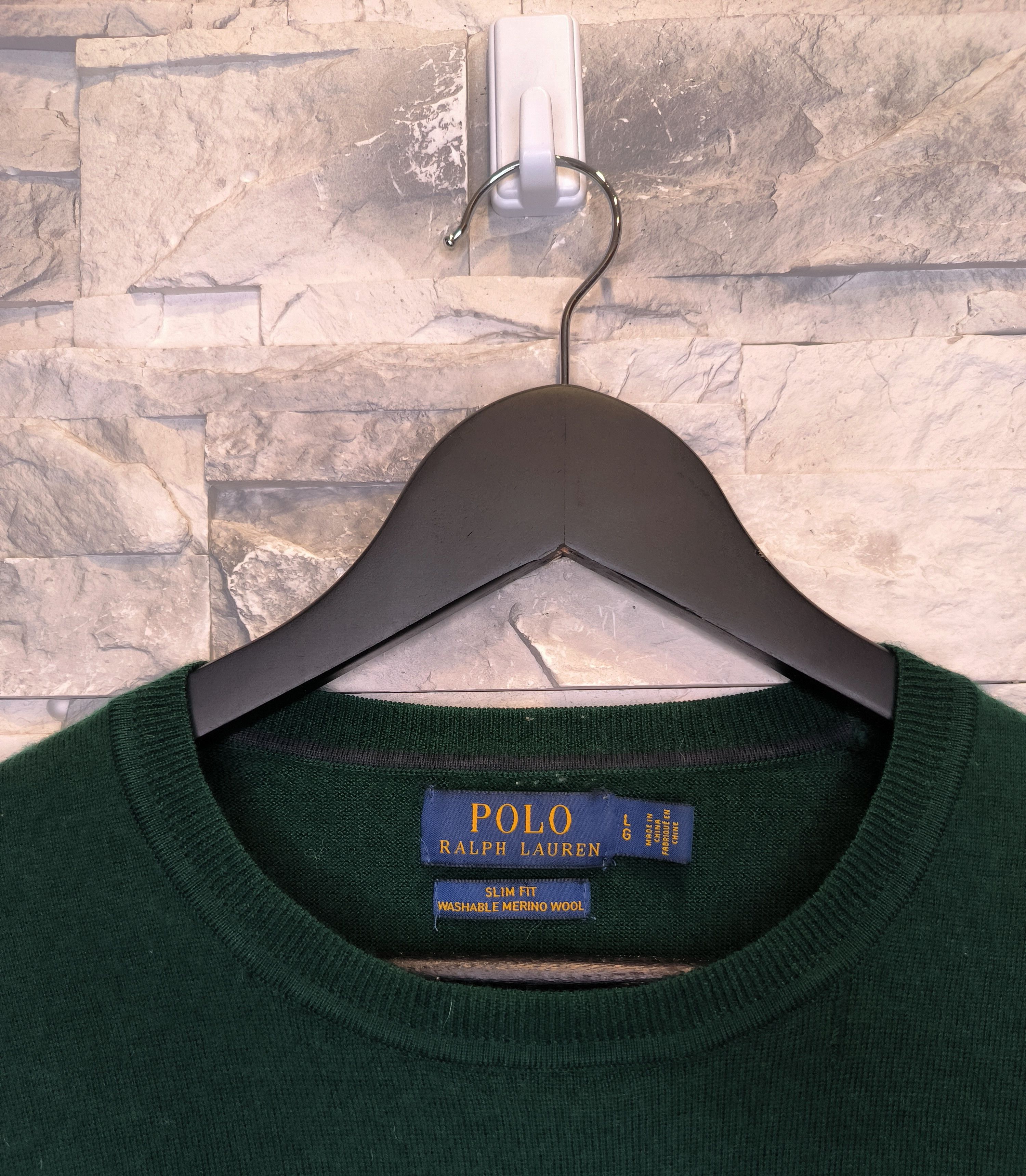Polo Ralph Lauren Polo Ralph Lauren Wool Knitwear Sweater Logo Green Size US L / EU 52-54 / 3 - 3 Thumbnail