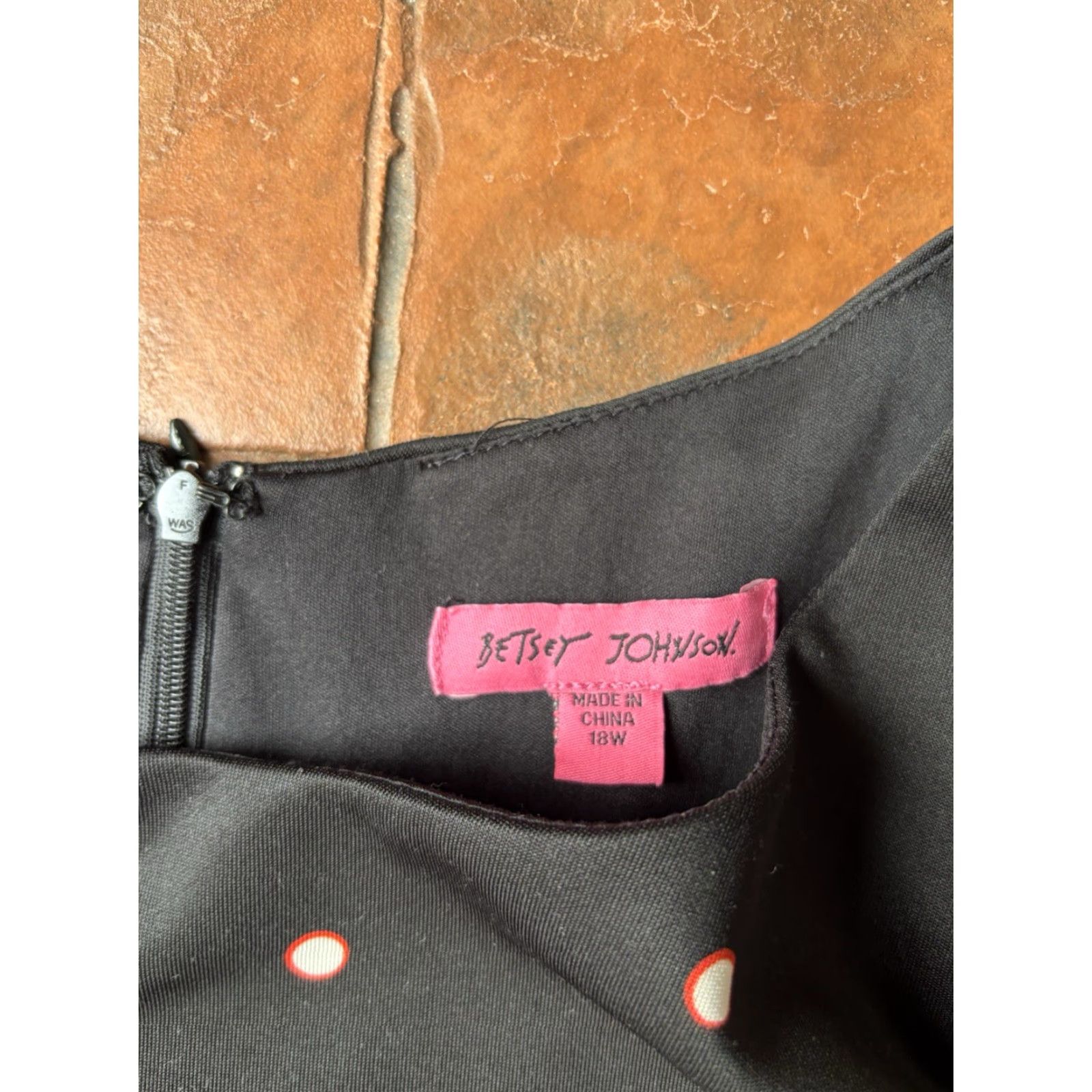 Betsey Johnson **Betsy Johnson Black Polka Dot Ruffle Pockets Women's Dress Size 18W** User: Betsy Johnson Black Polka Dot Ruffle Pockets Women’s Dress Size 18W Size XXL / US 16-18 / IT 52-54 - 2 Thumbnail
