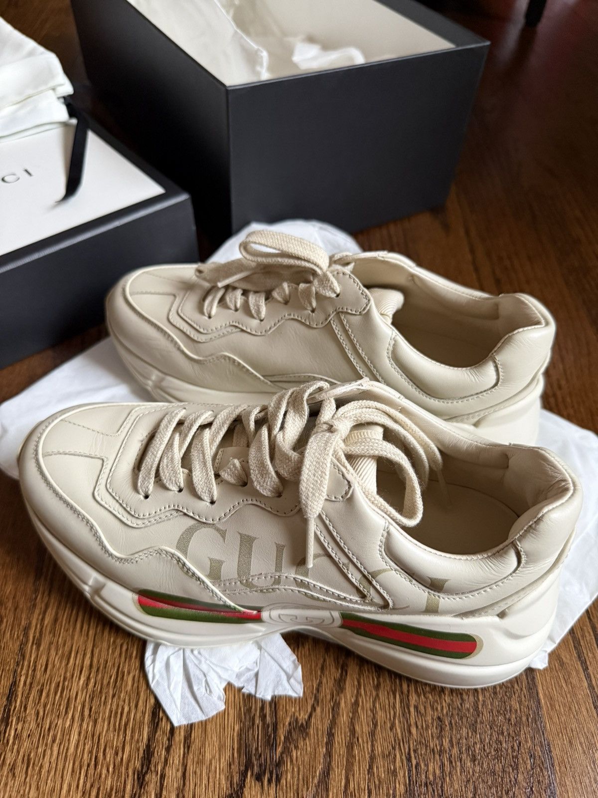 Gucci Gucci Rhyton Sneakers Size US 5 / IT 35 - 9 Thumbnail
