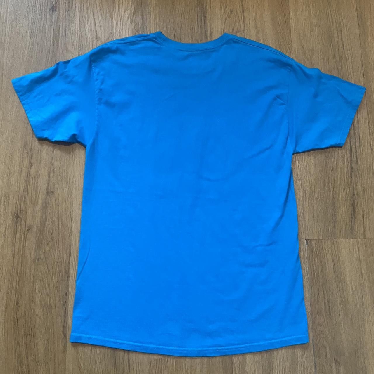 Hanes Blue and yellow Disco Villains NYC cotton t-shirt Size US L / EU 52-54 / 3 - 3 Thumbnail