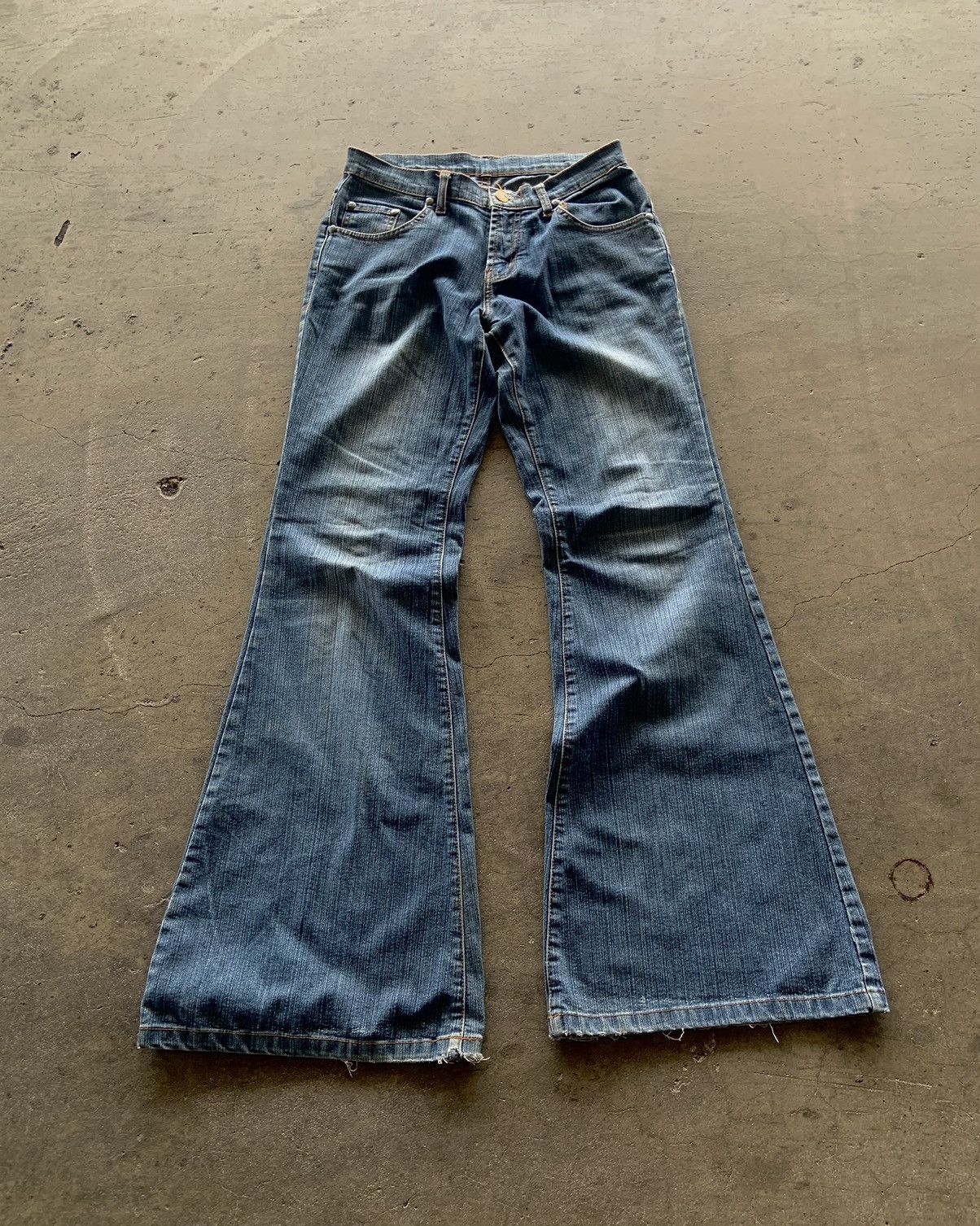 If Six Was Nine 2000s Emba Ifsixwasnine Lgb Style Flared Jeans Size US 28 / EU 44 - 2 Thumbnail