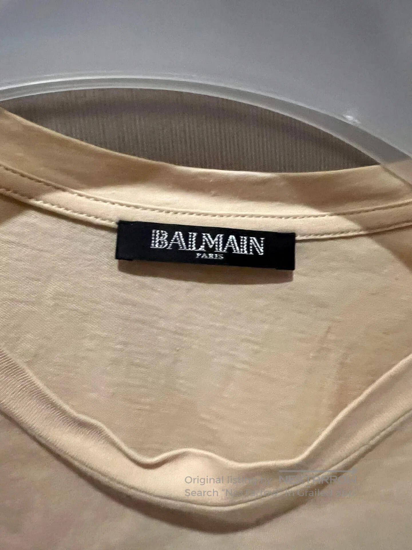 Balmain Balmain Short Sleeve T-Shirt Size 36. Size XS / US 0-2 / IT 36-38 - 3 Thumbnail