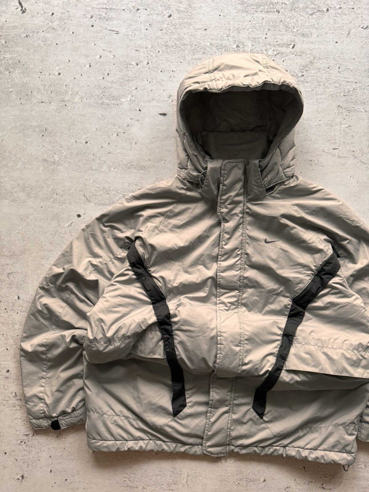 Nike × Nike ACG NIKE PUFFER DOWN BASIC LOGO OVERSIZE NYLON JACKET Size US L / EU 52-54 / 3 - 2 Thumbnail