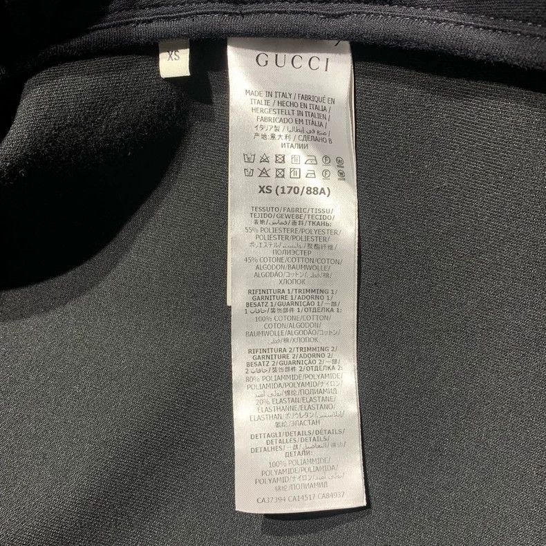 Gucci Gucci Black side logo striped jacket 2501-Nextarrow Size US XS / EU 42 / 0 - 4 Thumbnail