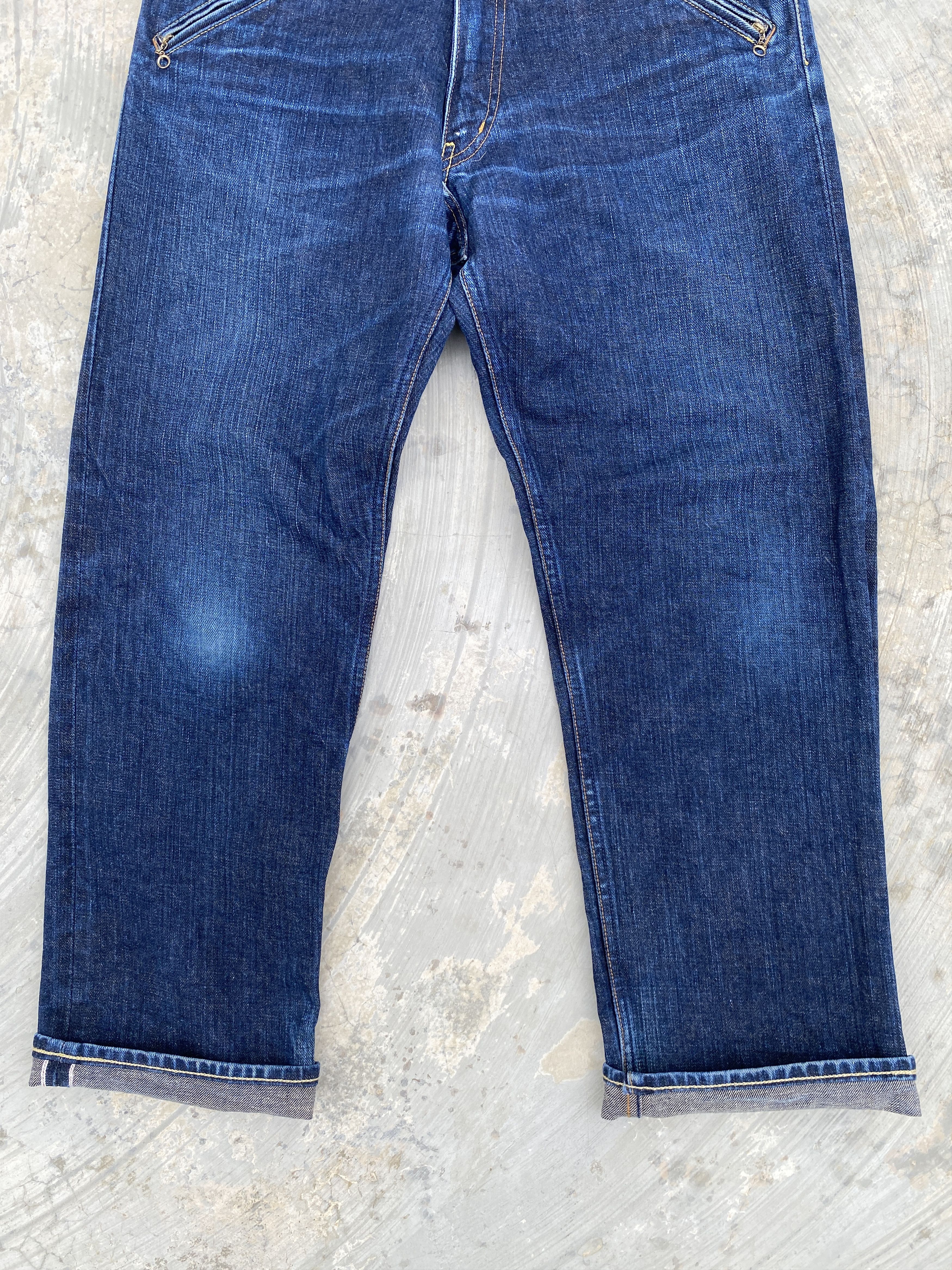 Japanese Brand × WEST RIDE × Warehouse Westride Bikers Selvedge Jeans by Warehouse Size US 33 - 4 Thumbnail