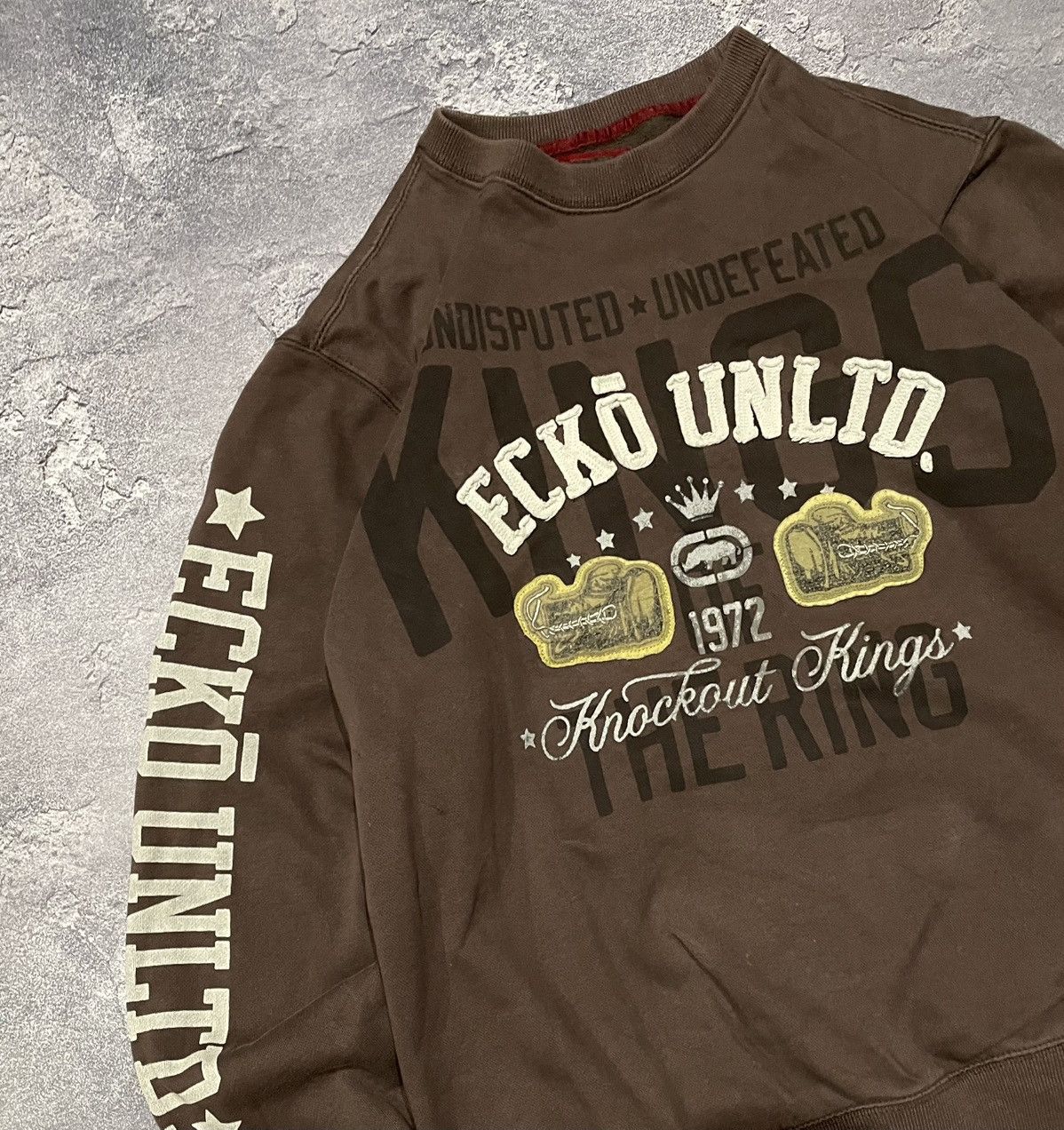 Ecko Unltd. × Vintage Vintage Ecko Unltd Y2K Sweatshirt Skate Boxy Fit Size US L / EU 52-54 / 3 - 3 Thumbnail