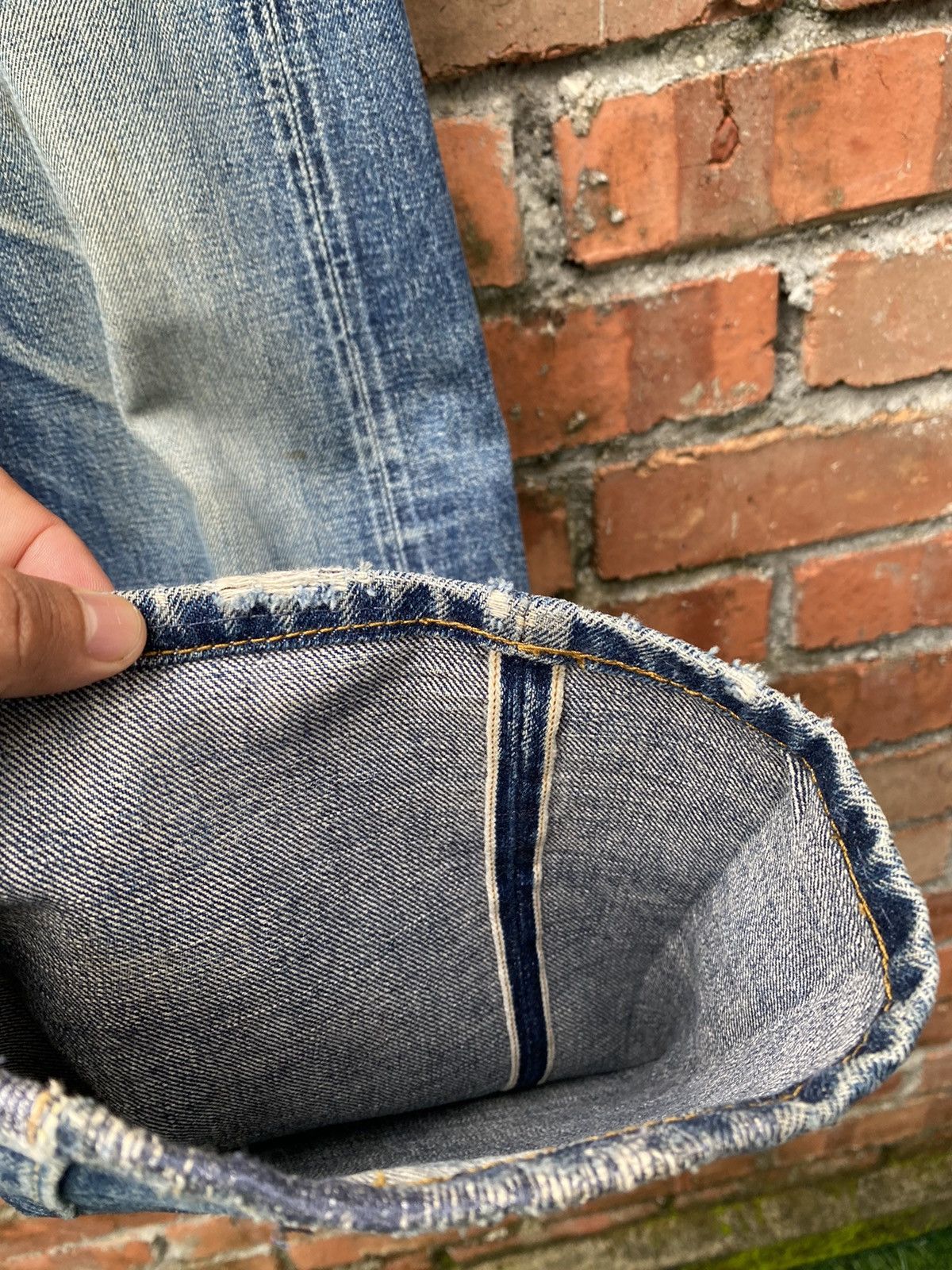 Denime × Toyo Enterprises W30x29 vintage denime repaired distressed denime redline Size US 30 / EU 46 - 4 Thumbnail