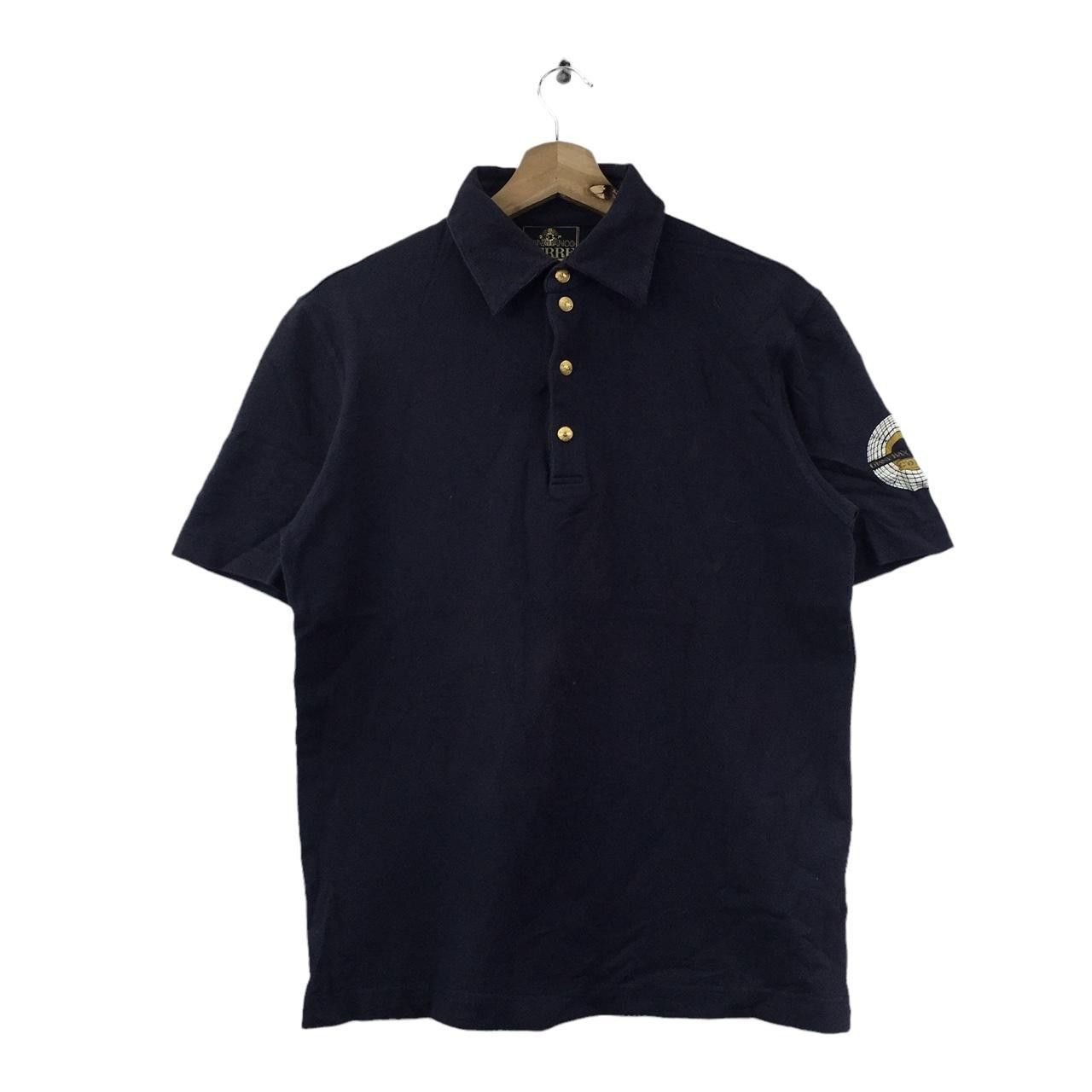 Gianfranco Ferre Vtg 80’ GIANFRANCO FERRE ITALY Crest Logo Polo Tee Shirt Size US S / EU 44-46 / 1 - 1 Thumbnail