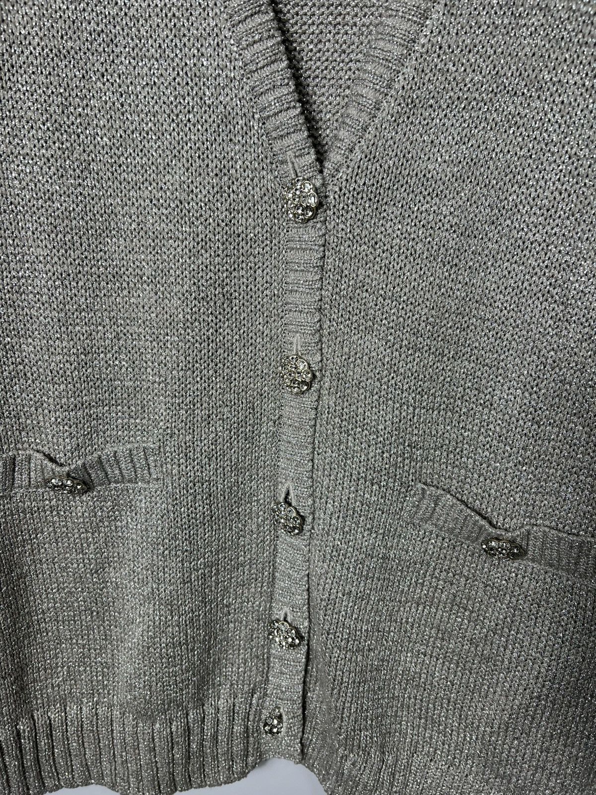 St. John Vintage luxury St. John Couture Cardigan With Rhinestone Size L / US 10 / IT 46 - 5 Thumbnail