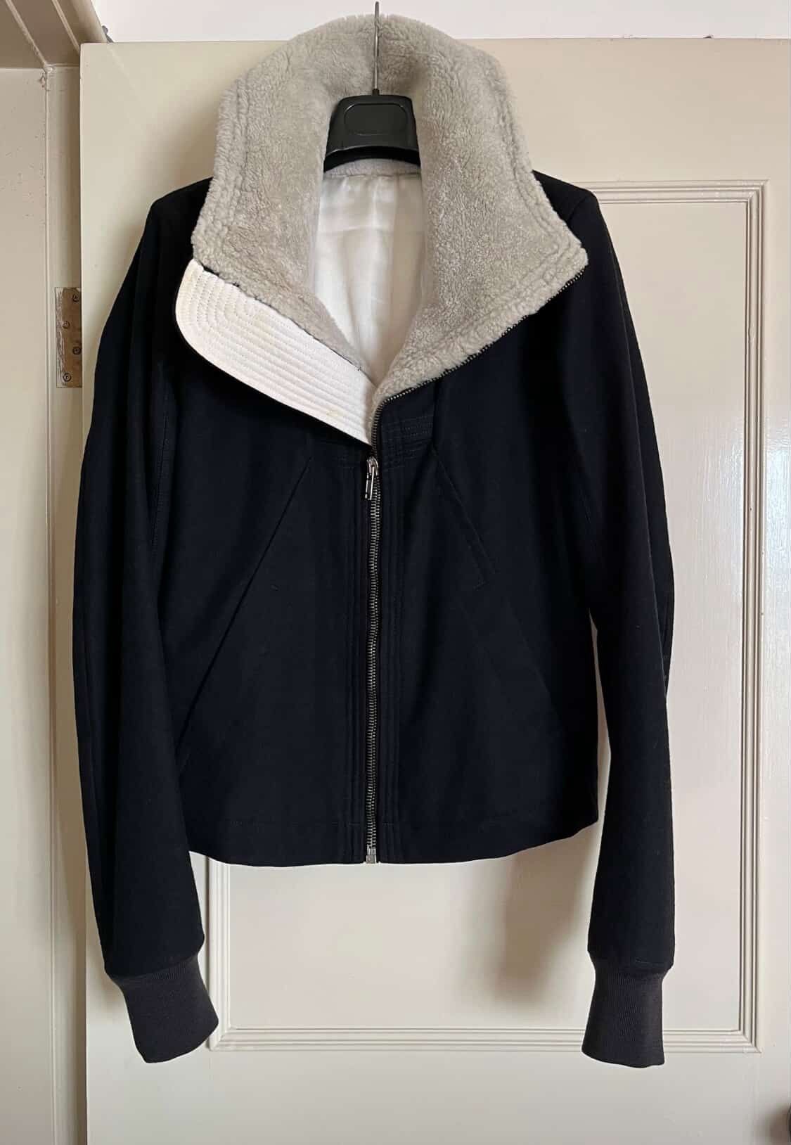 Rick Owens Rick Owens FW08 “STAG” Wool Shearling GEO Jacket Size US S / EU 44-46 / 1 - 1 Thumbnail