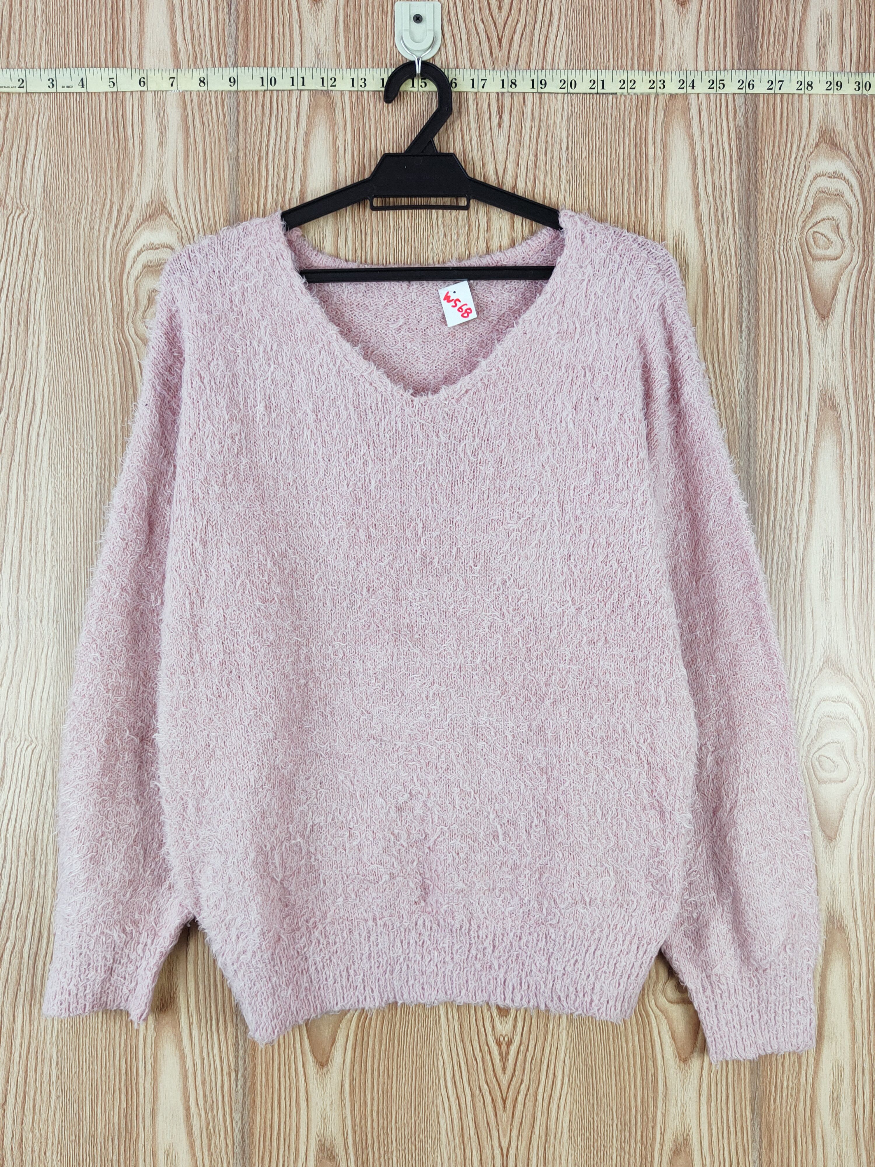 GU × Japanese Brand GU Pink Fur Mohair Knitwear Sweatshirts #W568 Size L / US 10 / IT 46 - 1 Thumbnail