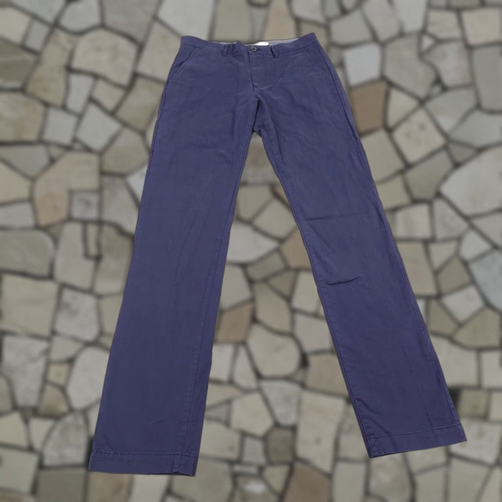Lacoste Lacoste Pants Mens 30x34 Chino Regular Straight Croc Logo Navy Blue 30 Inseam Pockets Stretch Casual Formal Mens Size US 30 / EU 46 - 1 Thumbnail