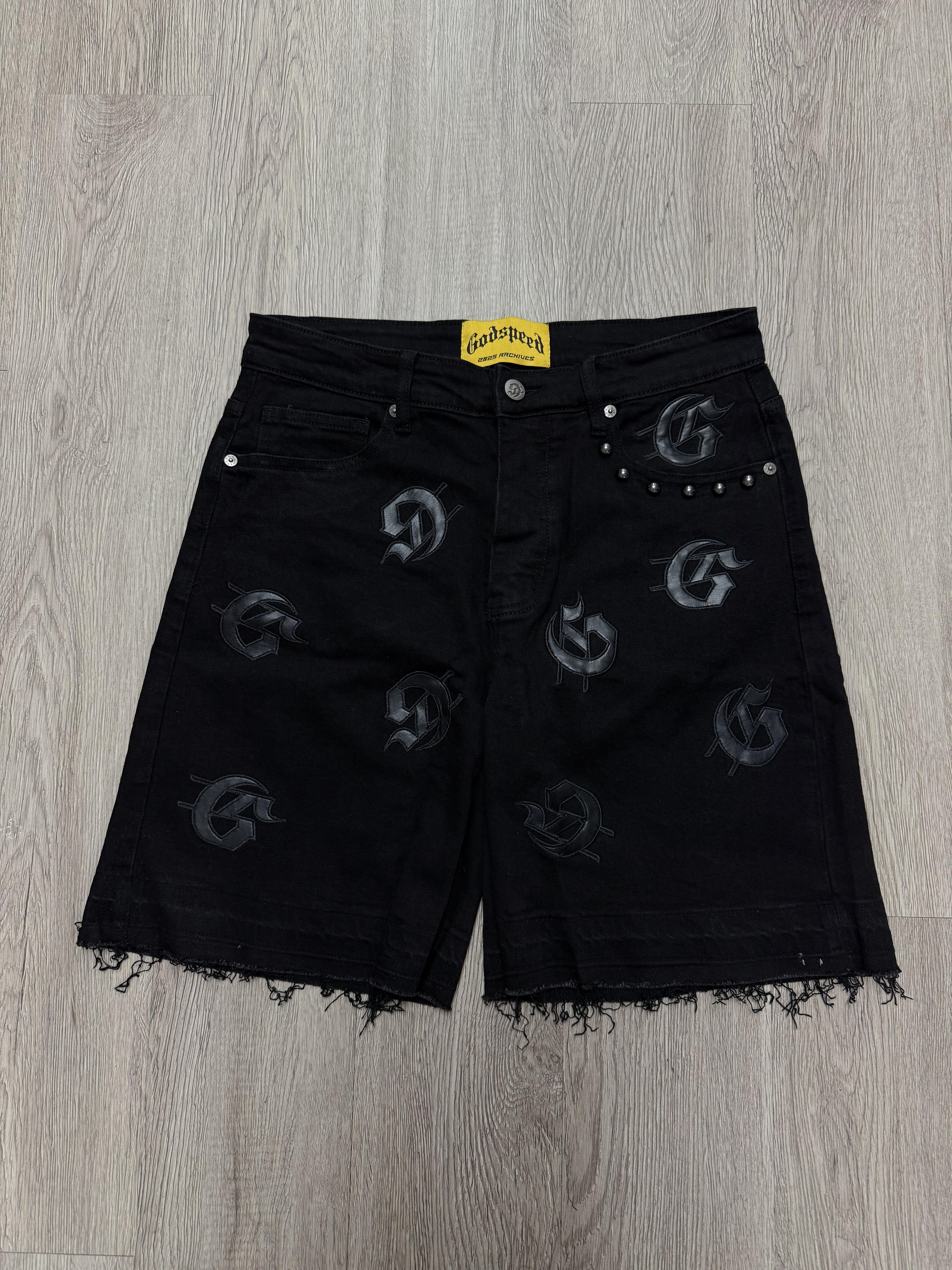 Godspeed Godspeed Infinity Denim Shorts Black Size US 36 / EU 52 - 1 Thumbnail
