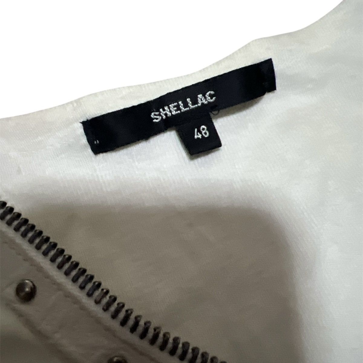 Shellac Shellac half zip studded long sleeve T shirt Size US S / EU 44-46 / 1 - 4 Thumbnail