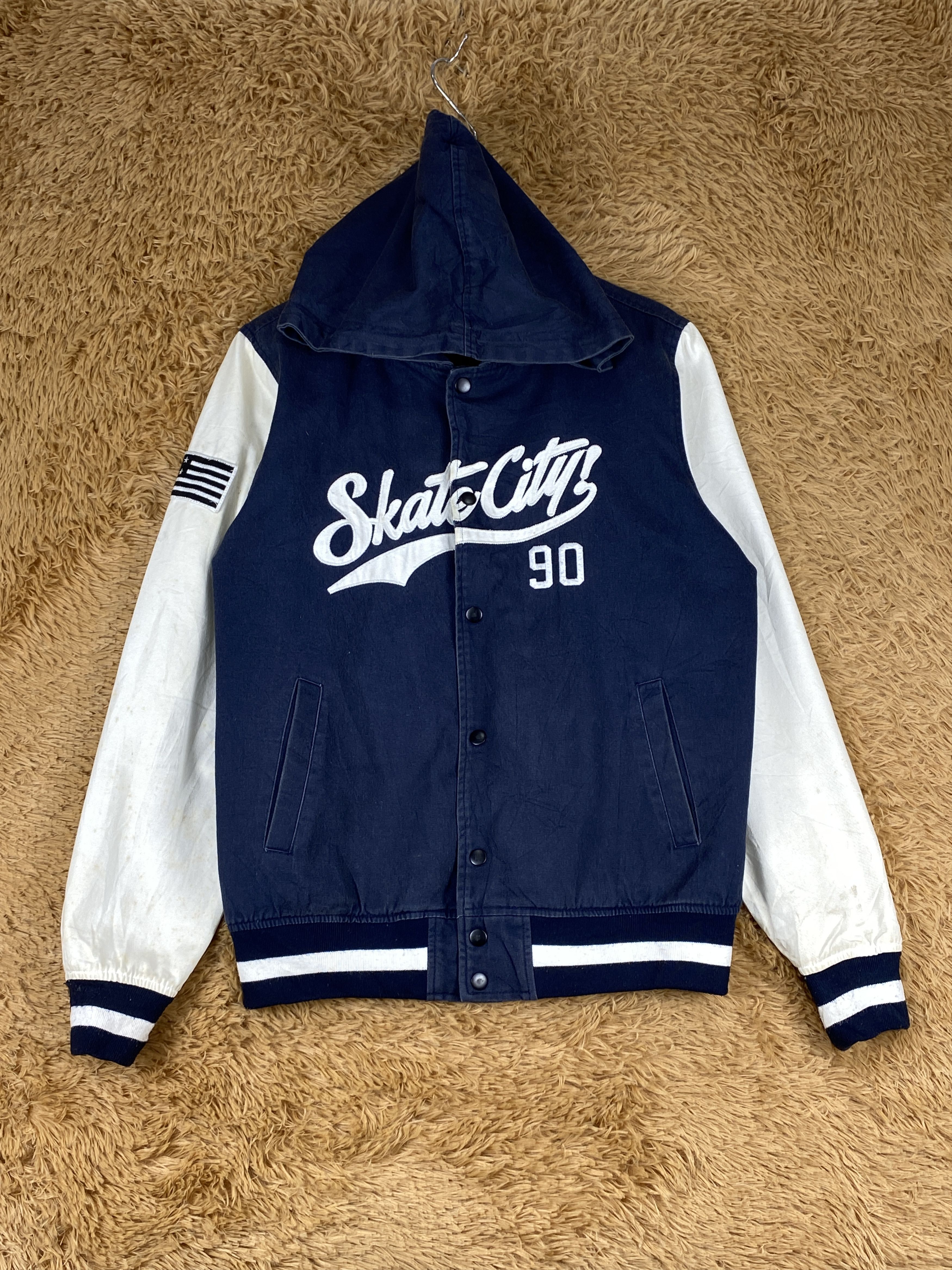 Vintage Cast Caco Street Hoodie Varsity Jacket J1809