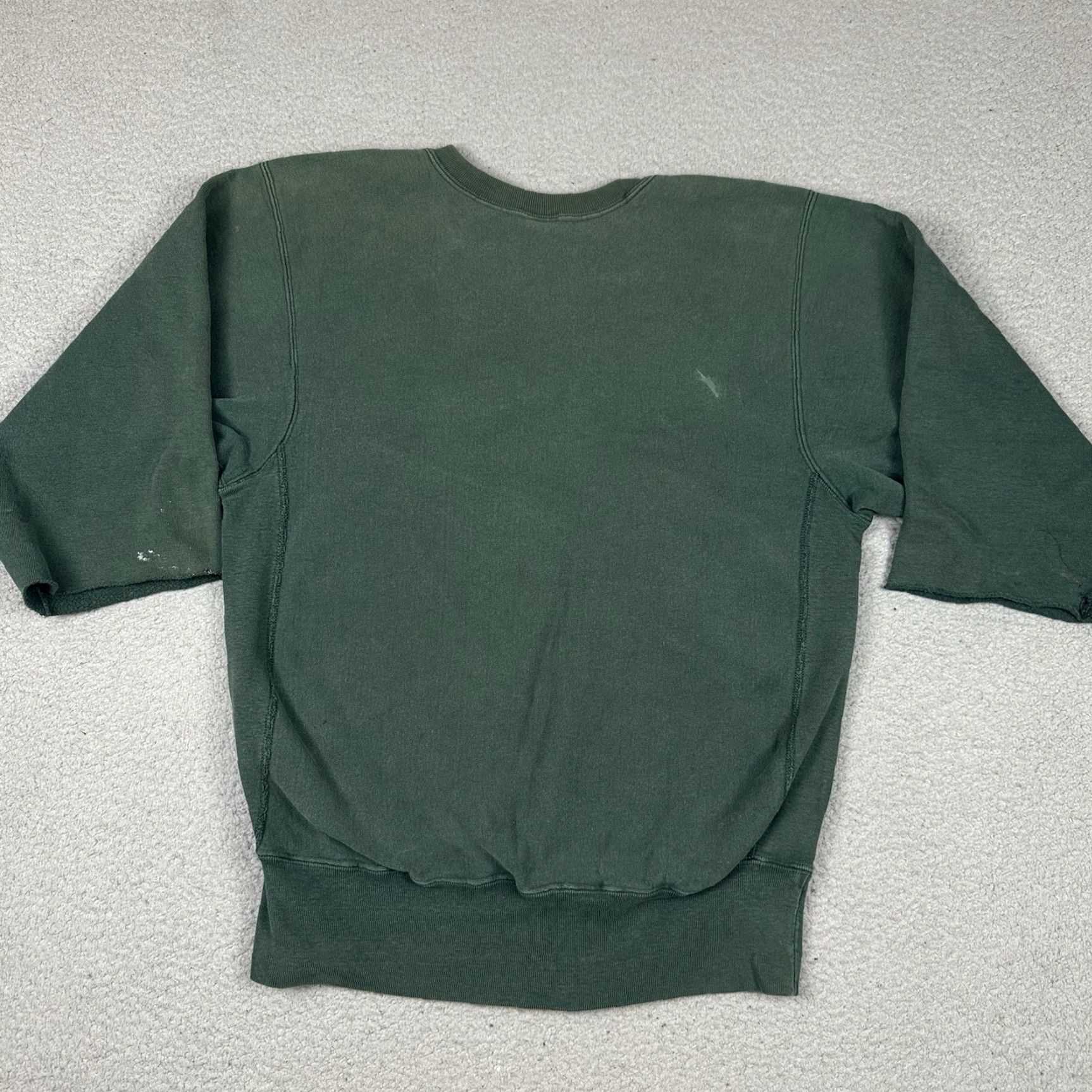 Champion VINTAGE Champion Reverse Weave Sweatshirt Men XL Green 90s Distressed Pullover Crew Neck All Seasons Size US XL / EU 56 / 4 - 5 Thumbnail