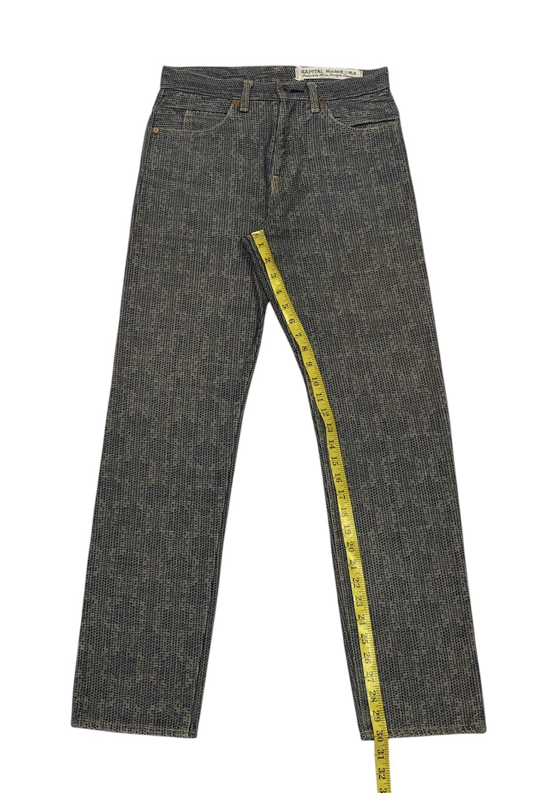 Kapital Kapital Century Monkey Cisco ( Sashiko ) Denim Pants Size US 30 / EU 46 - 19 Thumbnail