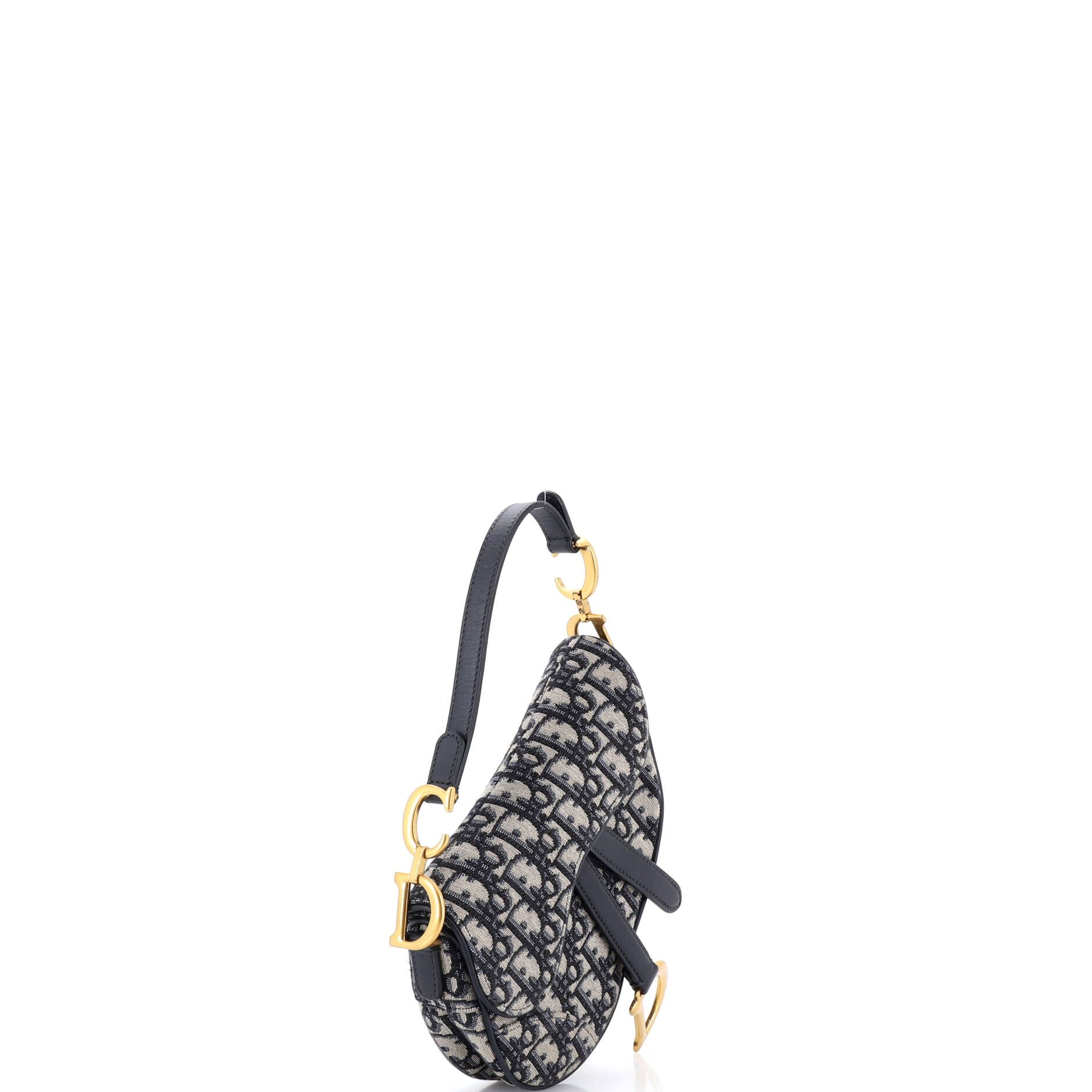 Dior Saddle Handbag Oblique Canvas Mini Size ONE SIZE - 1 Thumbnail
