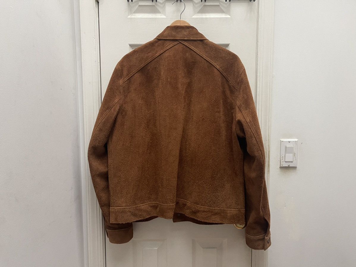 3sixteen × Schott Schott x 3sixteen Suede Trucker Jacket