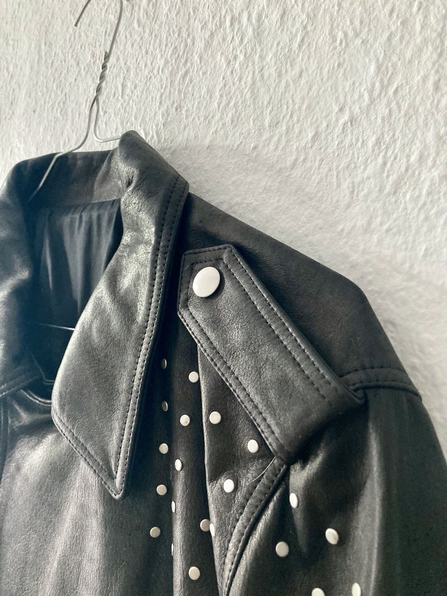 Rick Owens SS19 "BABEL" Studded Stooges LCW Leather Jacket Rick Owens Size US L / EU 52-54 / 3 - 11 Thumbnail