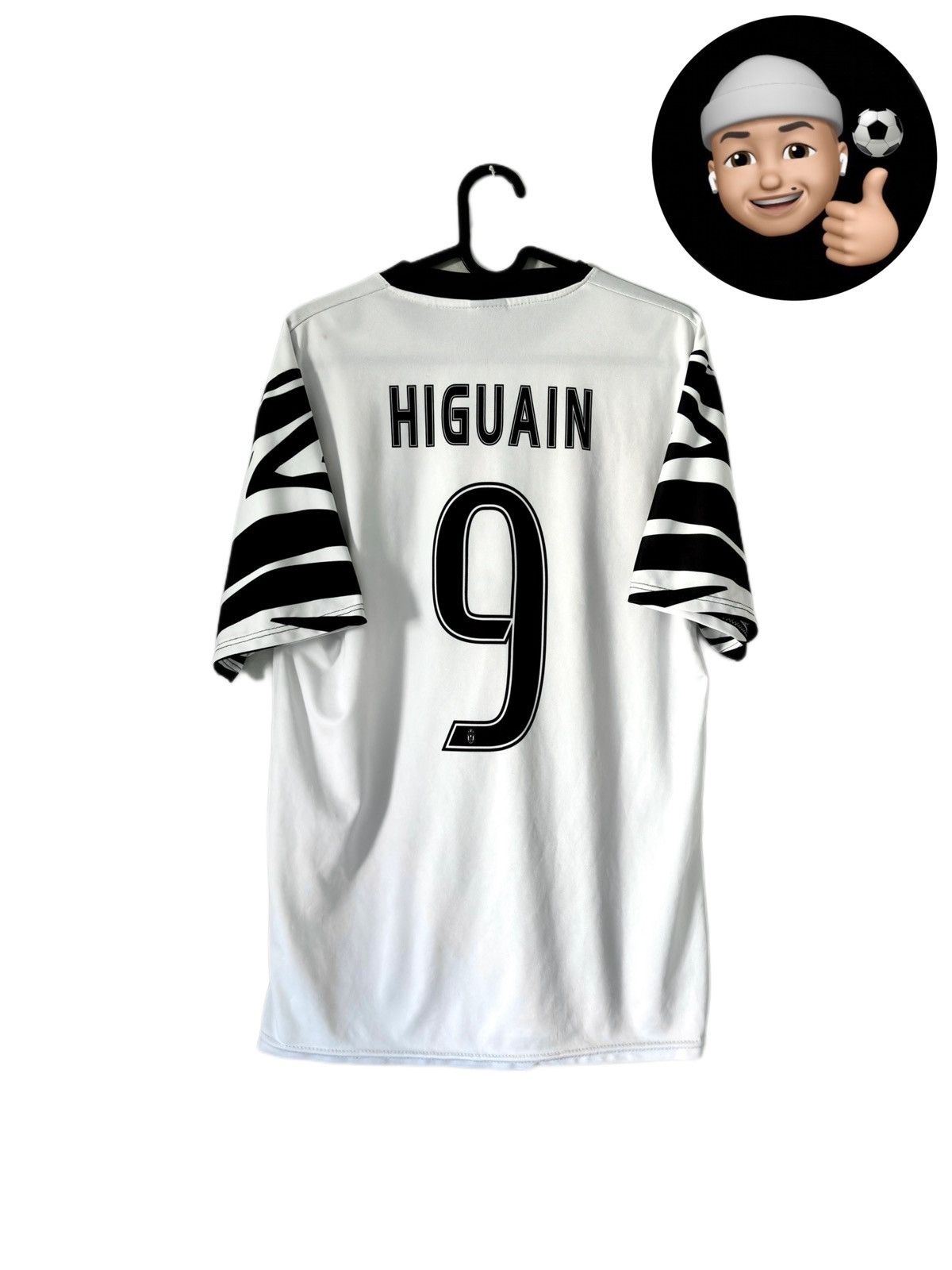 Vintage 2016 2017 Juventus Higuain Official Replica Soccer Jersey Size US M / EU 48-50 / 2 - 1 Thumbnail