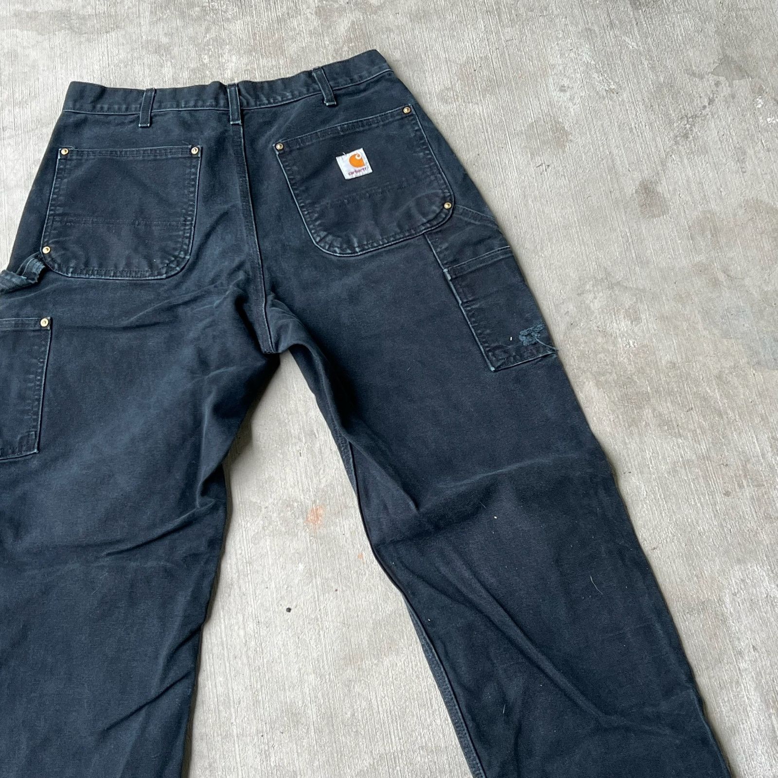 Carhartt × Vintage Carhartt black double knee work wear carpenter pants Size US 30 / EU 46 - 8 Thumbnail