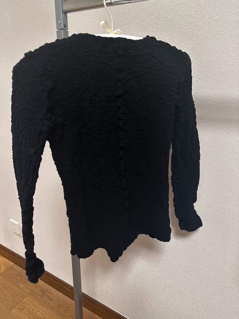 Issey Miyake issey miyake size:one size Black cauliflower pleated round Size XXS / US 00 / IT 34 - 2 Thumbnail
