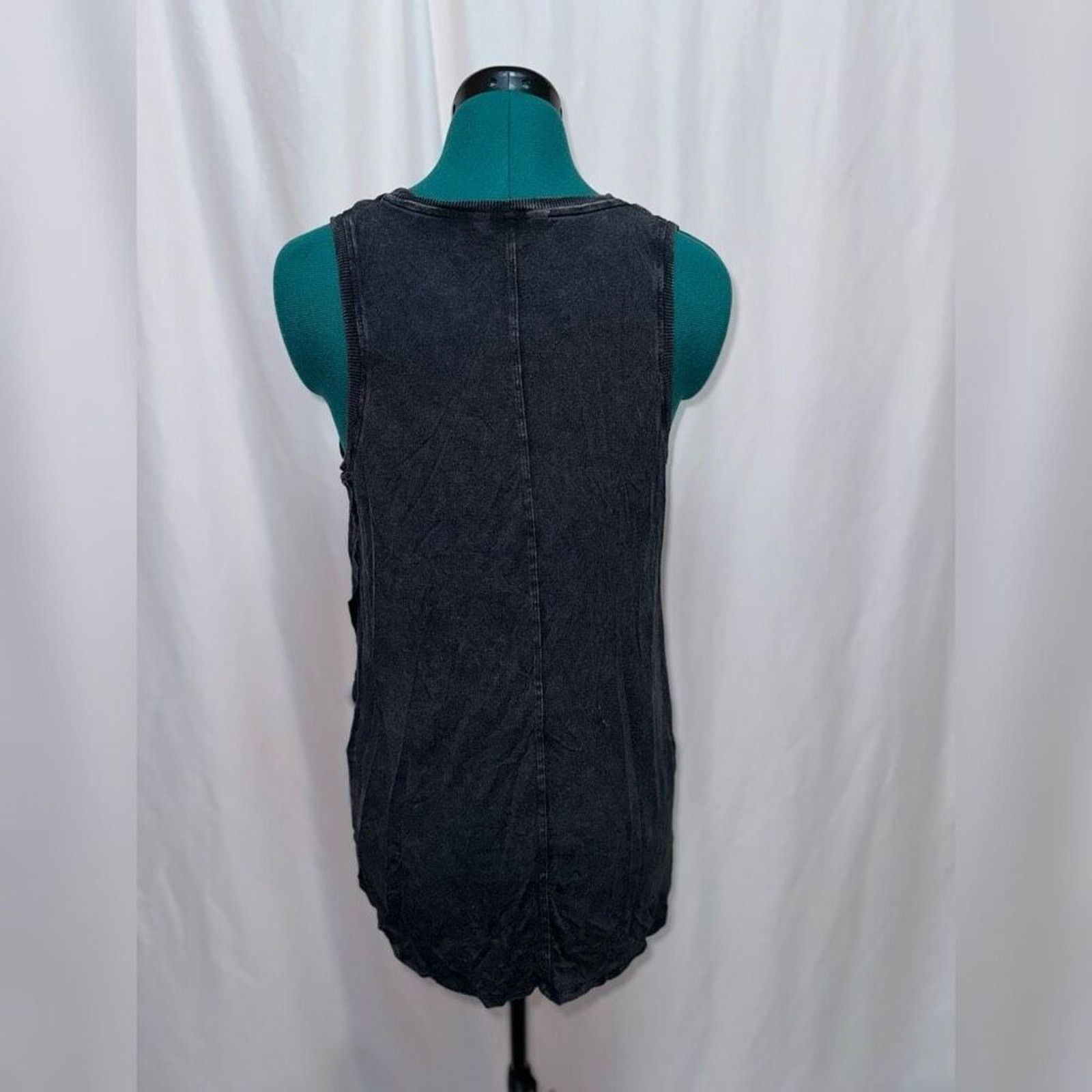Other Joy Lab Charcoal Black Gray Tank Top with Open Sides | Sz S Size S / US 4 / IT 40 - 5 Thumbnail