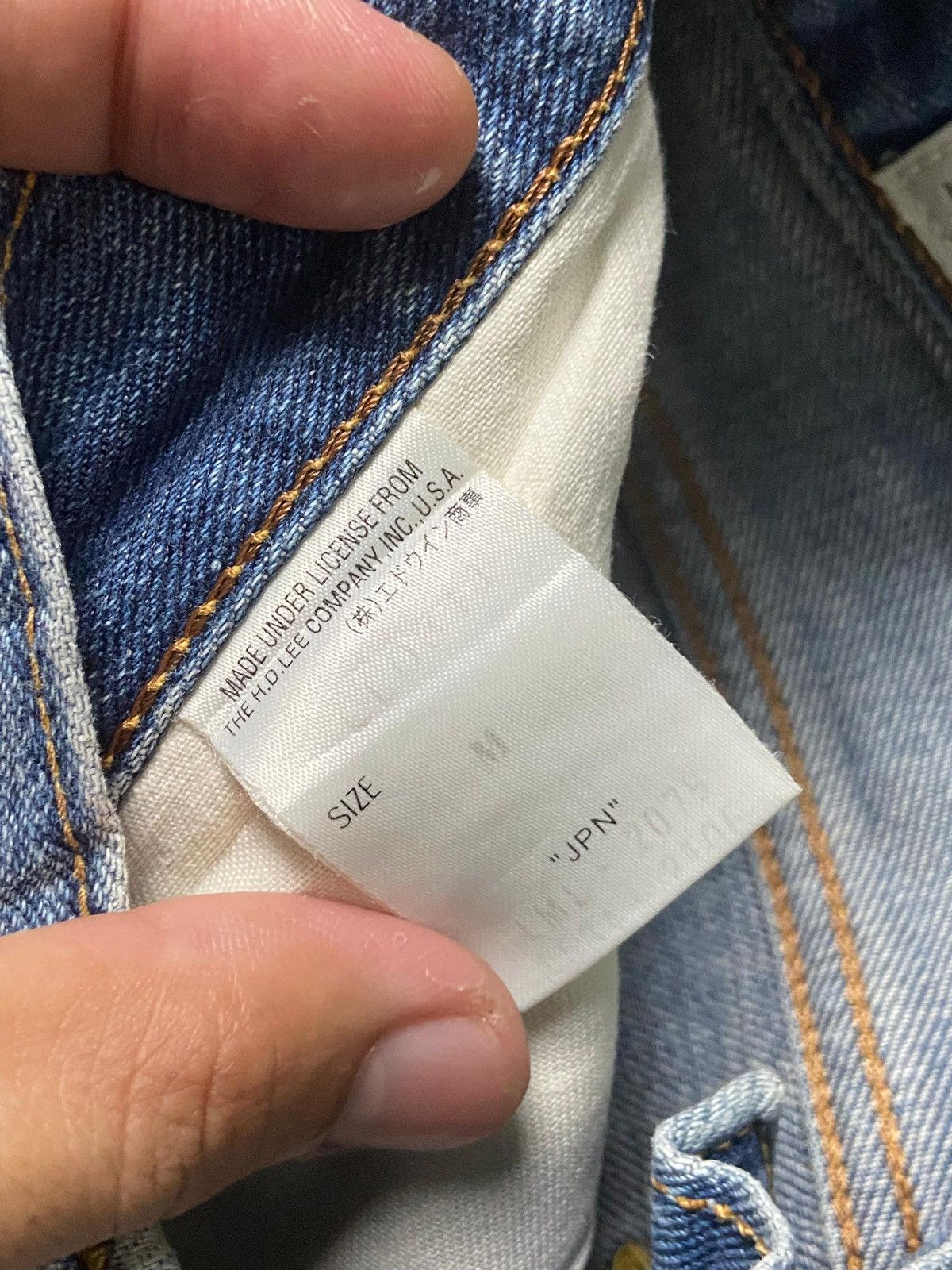Japanese Brand × Lee × Vintage Vintage LEE RIDERS Distressed Denim Jeans (132) Size US 32 / EU 48 - 4 Thumbnail