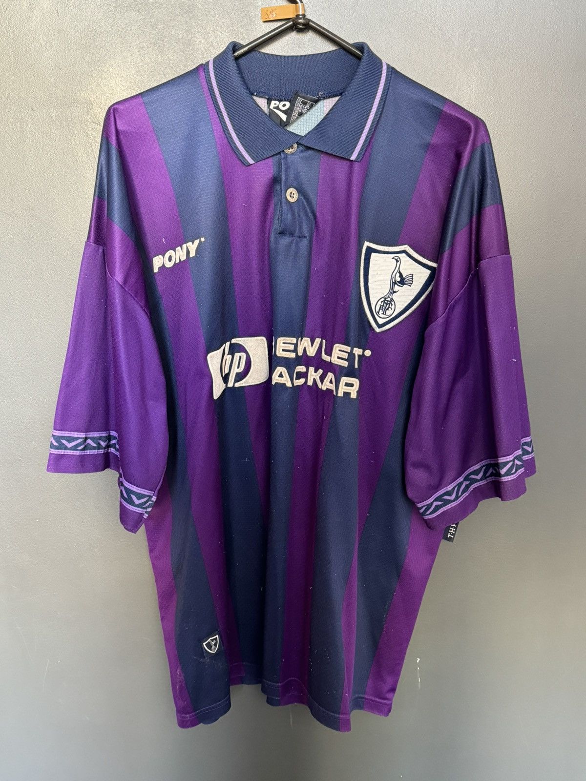 PONY Tottenham Hotspur 95/97 Away Football Jersey Size US XL / EU 56 / 4 - 1 Thumbnail