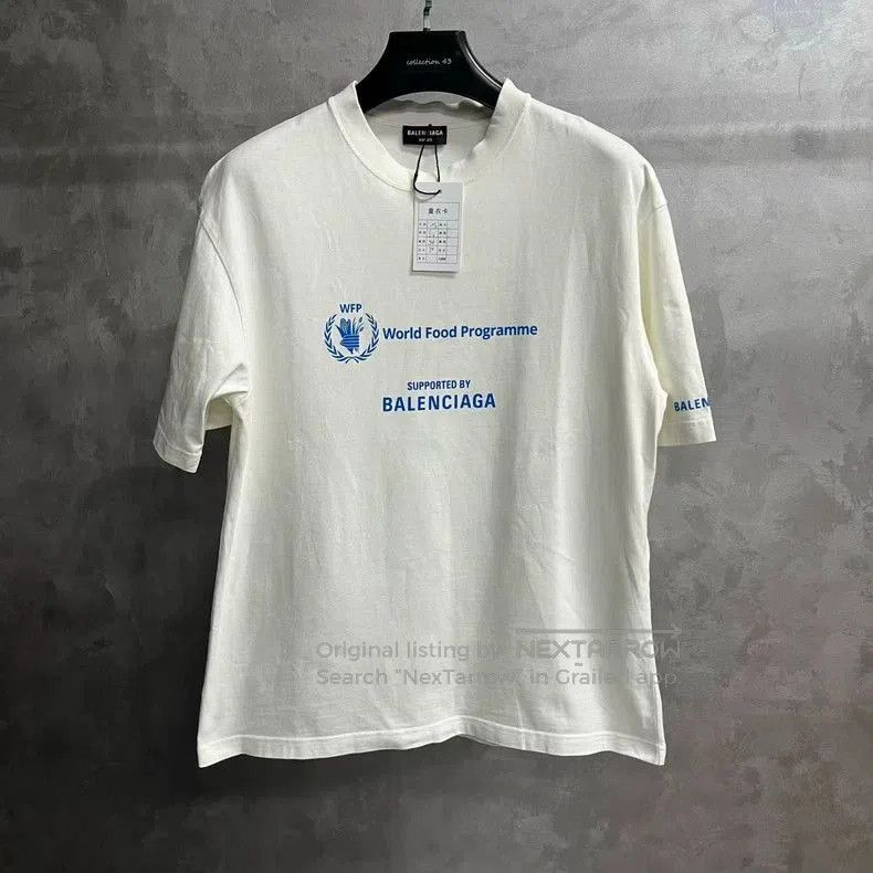 Balenciaga Balenciaga WFP Logo Print Short Sleeve T-Shirt. Size US XS / EU 42 / 0 - 1 Thumbnail