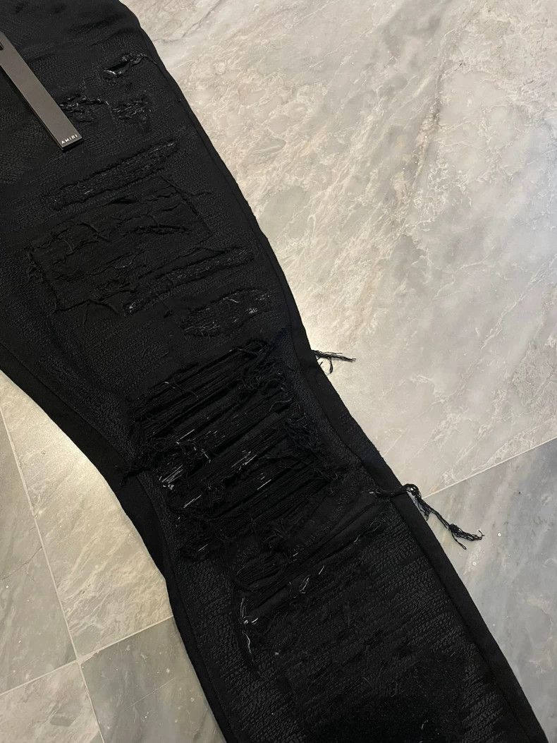 Amiri Amiri 16FW MX0 Random Needle Cow King Jeans 2502-Nextarrow Size US 36 / EU 52 - 2 Thumbnail