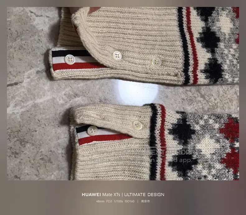 Thom Browne Thom Browne Fair Isle patterned knitted sweater Size US XS / EU 42 / 0 - 3 Thumbnail
