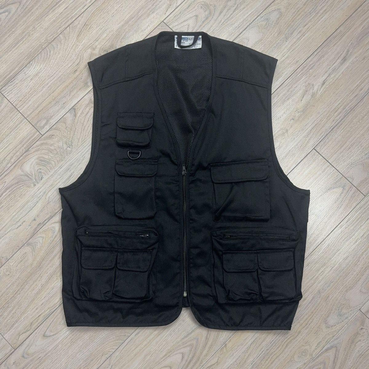Vintage Vintage Multi Pocket Utility Unbranded Black Military Vest Size US L / EU 52-54 / 3 - 2 Thumbnail