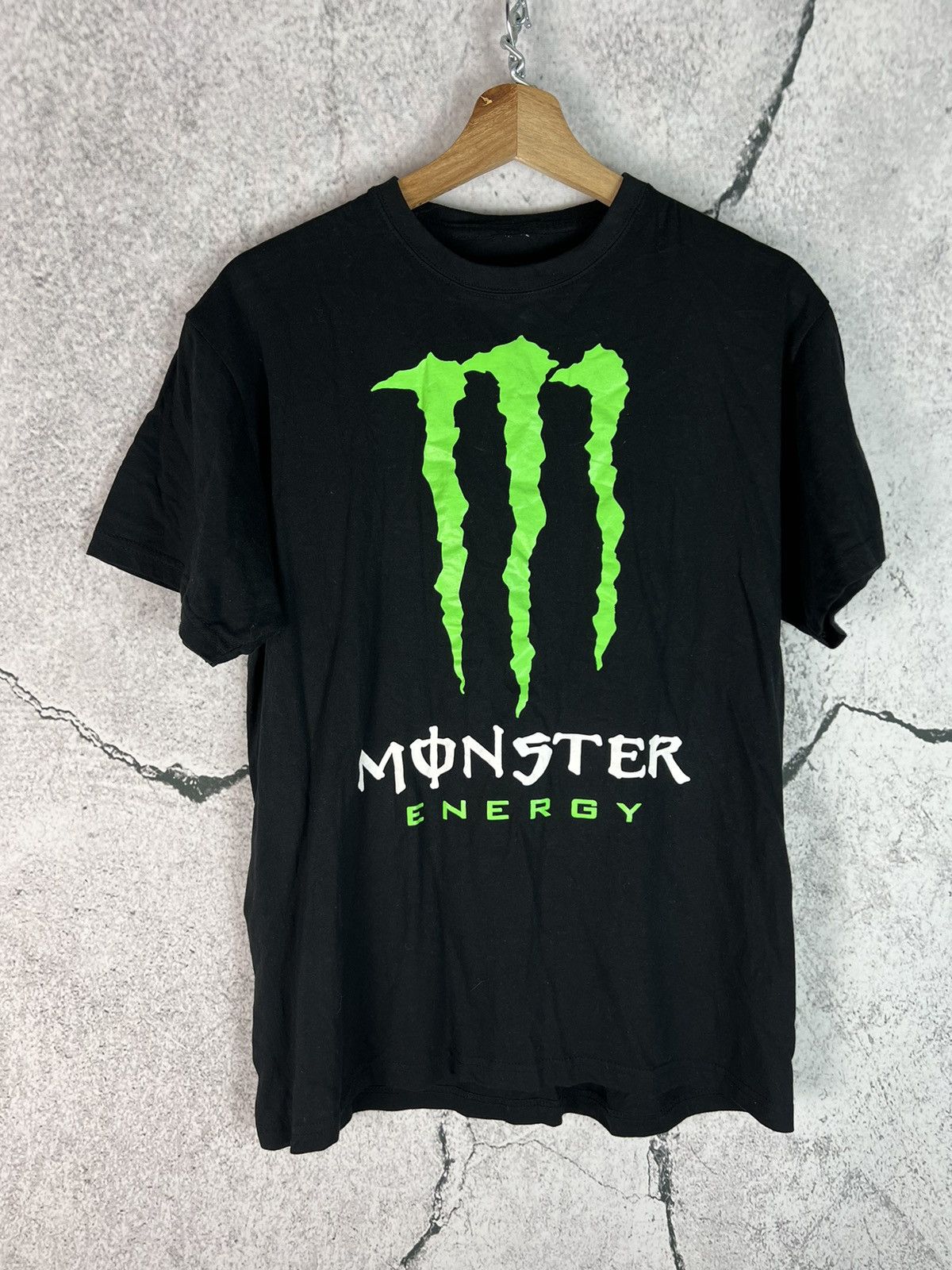 Japanese Brand × Vintage Vintage Monster Energy Army T-Shirt Japan Style Y2K Size US M / EU 48-50 / 2 - 1 Thumbnail