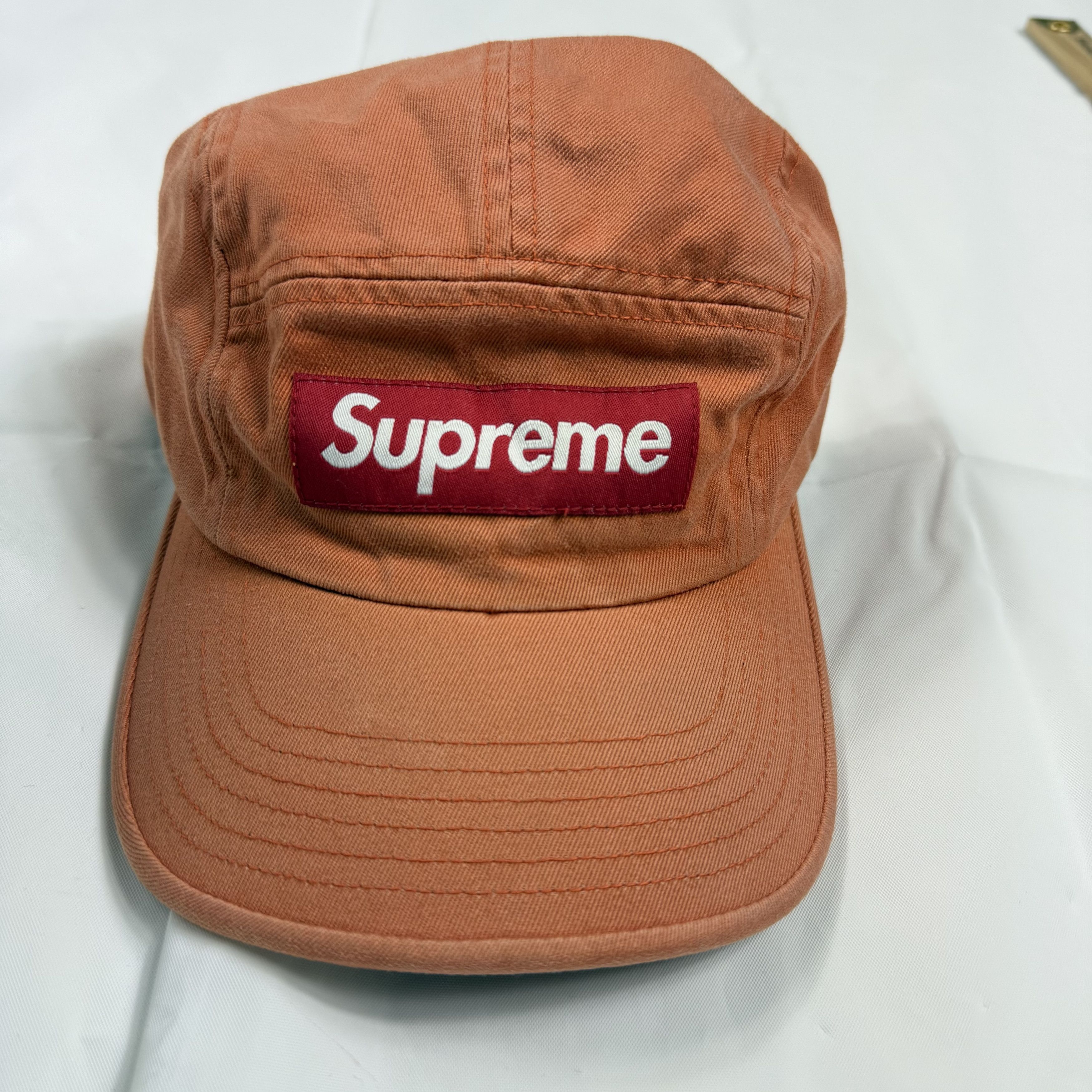 Supreme Supreme 5-Panel Camper Hat Cotton Twill Leather Strap Size ONE SIZE - 8 Thumbnail