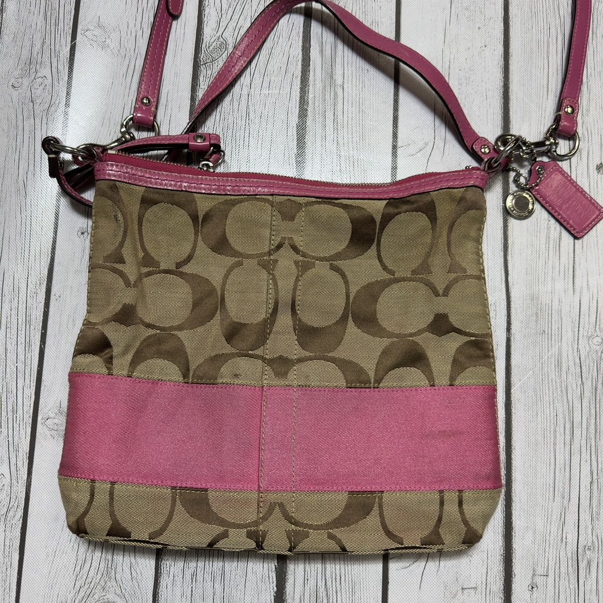 Coach Coach Signature stripe bag Size ONE SIZE - 2 Thumbnail