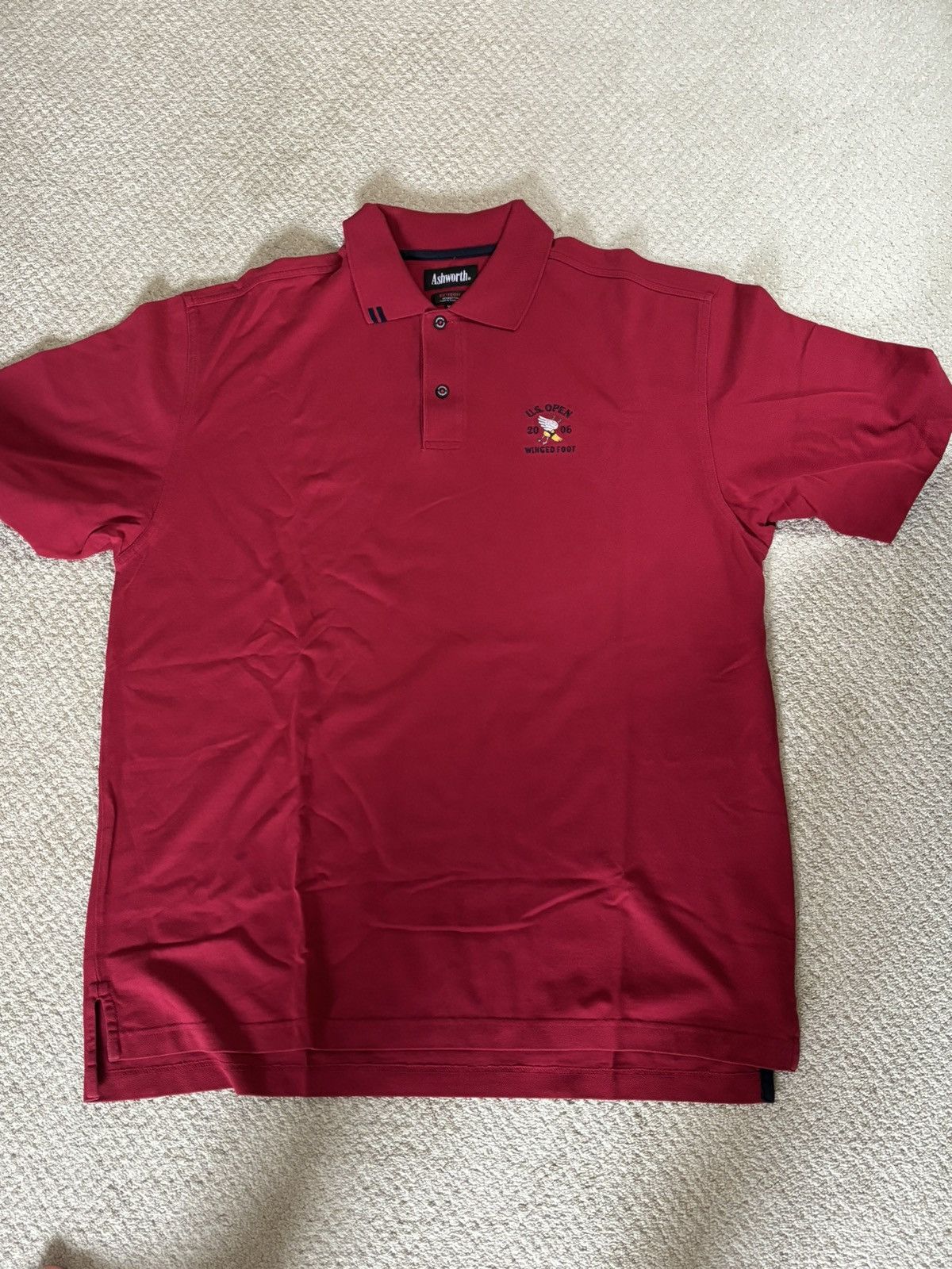 Ashworth US OPEN 2006 WINGED FOOT VINTAGE POLO Size US XL / EU 56 / 4 - 1 Thumbnail