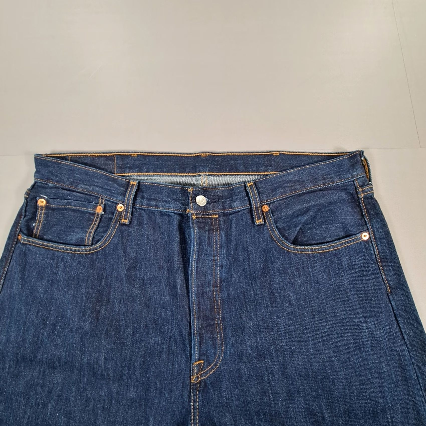 Levi's Levi's 501 Jeans Blue W38 L32 Regular Fit Straight Denim Mens Blue Regular Levi's 501 Series Vintage No Size US 38 / EU 54 - 2 Thumbnail