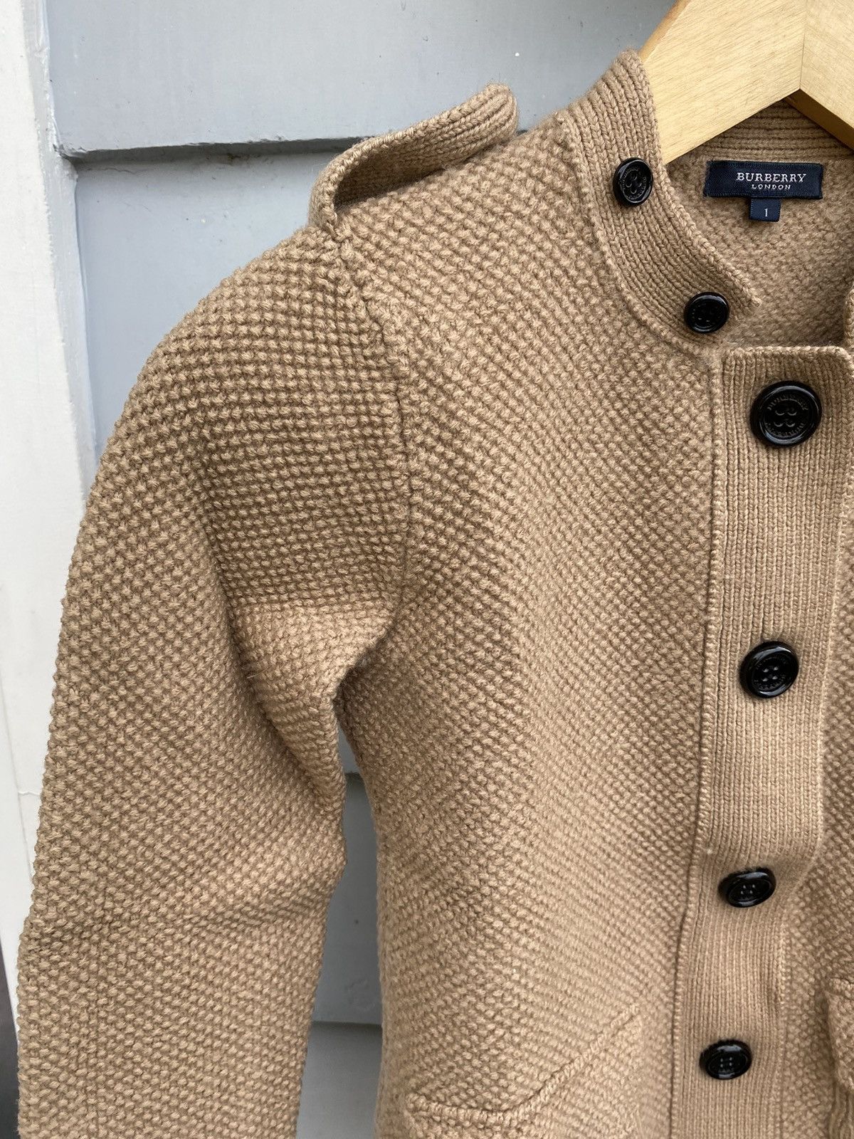 Burberry Burberry London Knit Coat Field Jacket Vintage Heritage Look Size XS / US 0-2 / IT 36-38 - 4 Thumbnail
