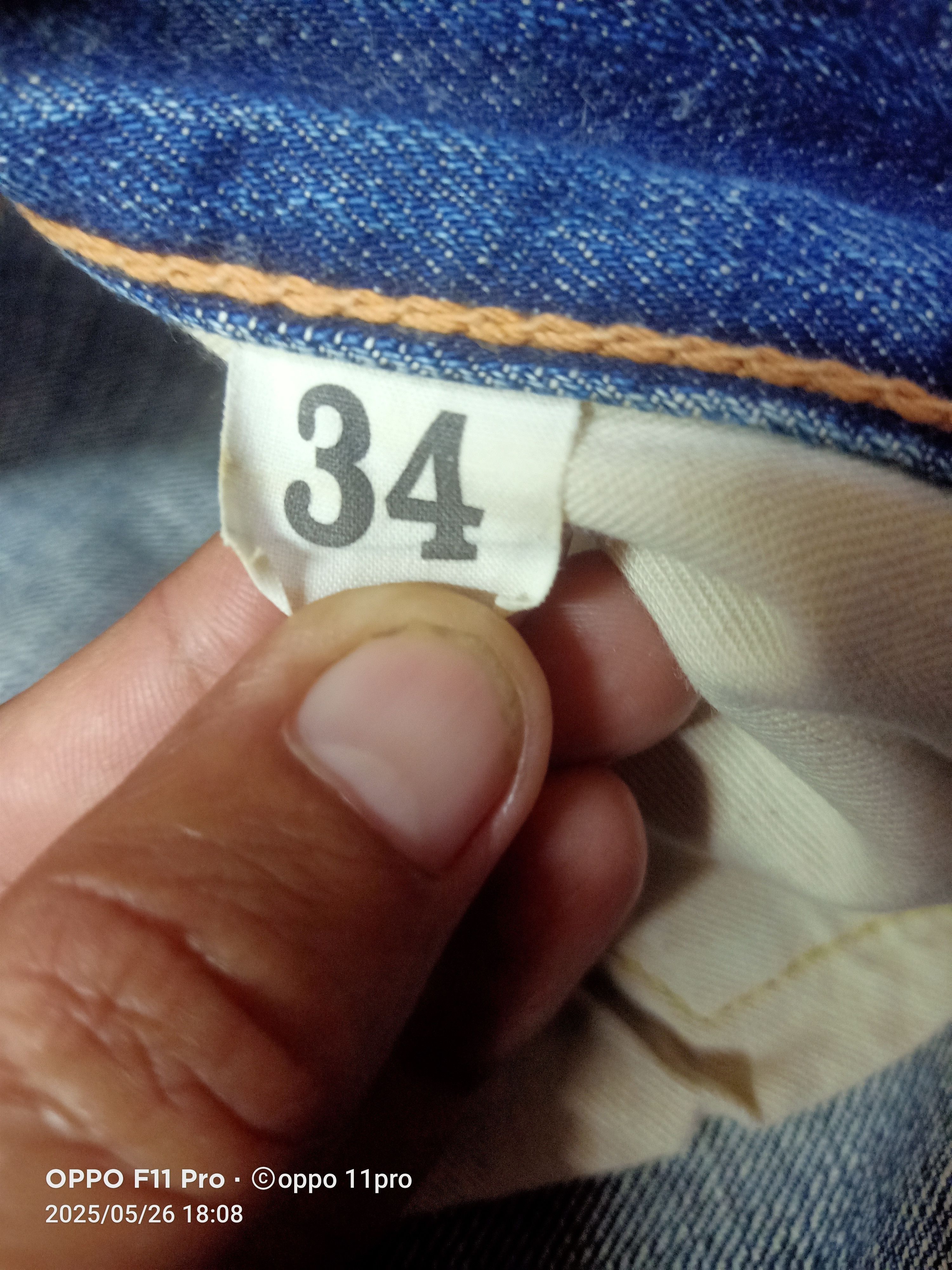 Japanese Brand × Warehouse Wherehouse Vintage Denim Distressdenim Selvedge Size US 33 - 10 Thumbnail