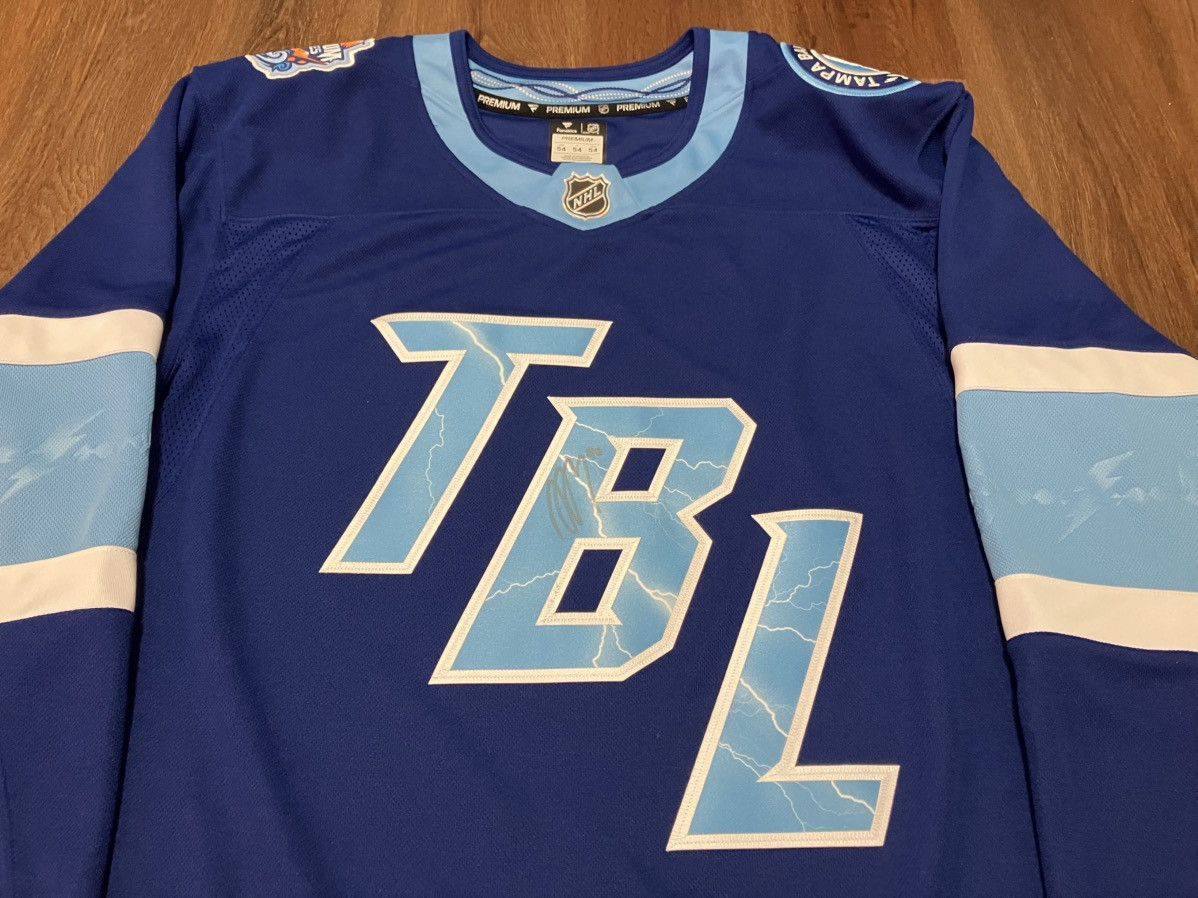 NHL Tampa Bay Lightning 2026 SS Fanatics NHL Hockey Jersey 54 Size US XL / EU 56 / 4 - 2 Thumbnail
