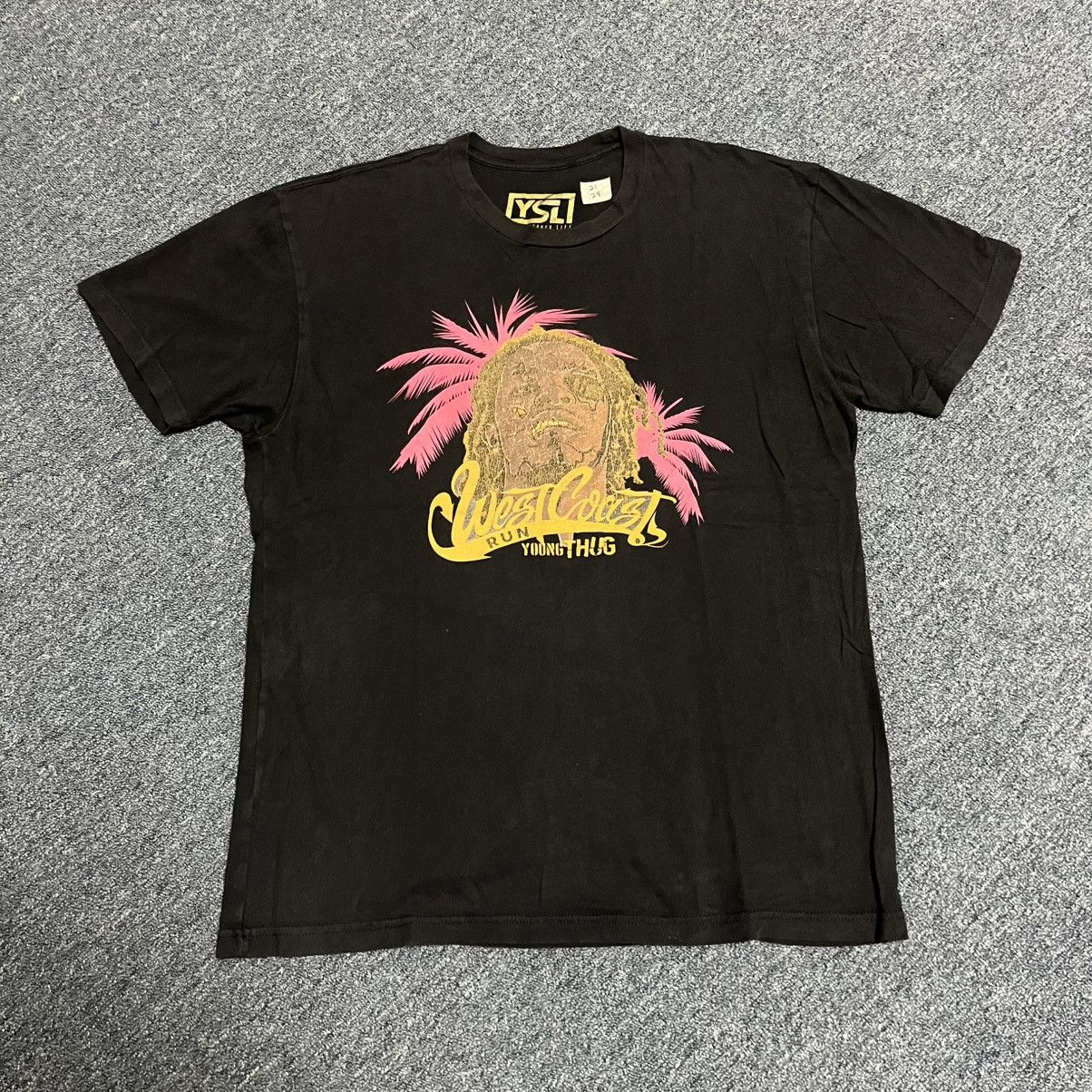 Rap Tees × Young Thug Young Thug West Coast Tour YSL Record Tshirt Size US L / EU 52-54 / 3 - 1 Thumbnail