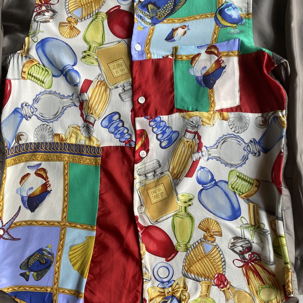 Comme des Garcons Vintage AW99 Parfum And Sea Rayon Shirt Size US M / EU 48-50 / 2 - 5 Thumbnail