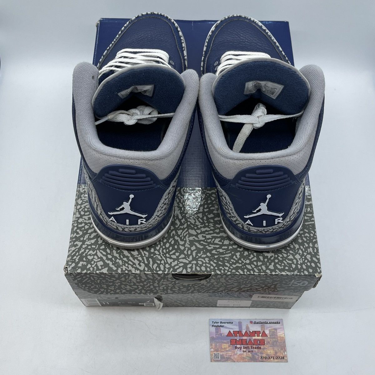 Jordan Brand Air Jordan 3 Georgetown Size US 11 / EU 44 - 6 Thumbnail