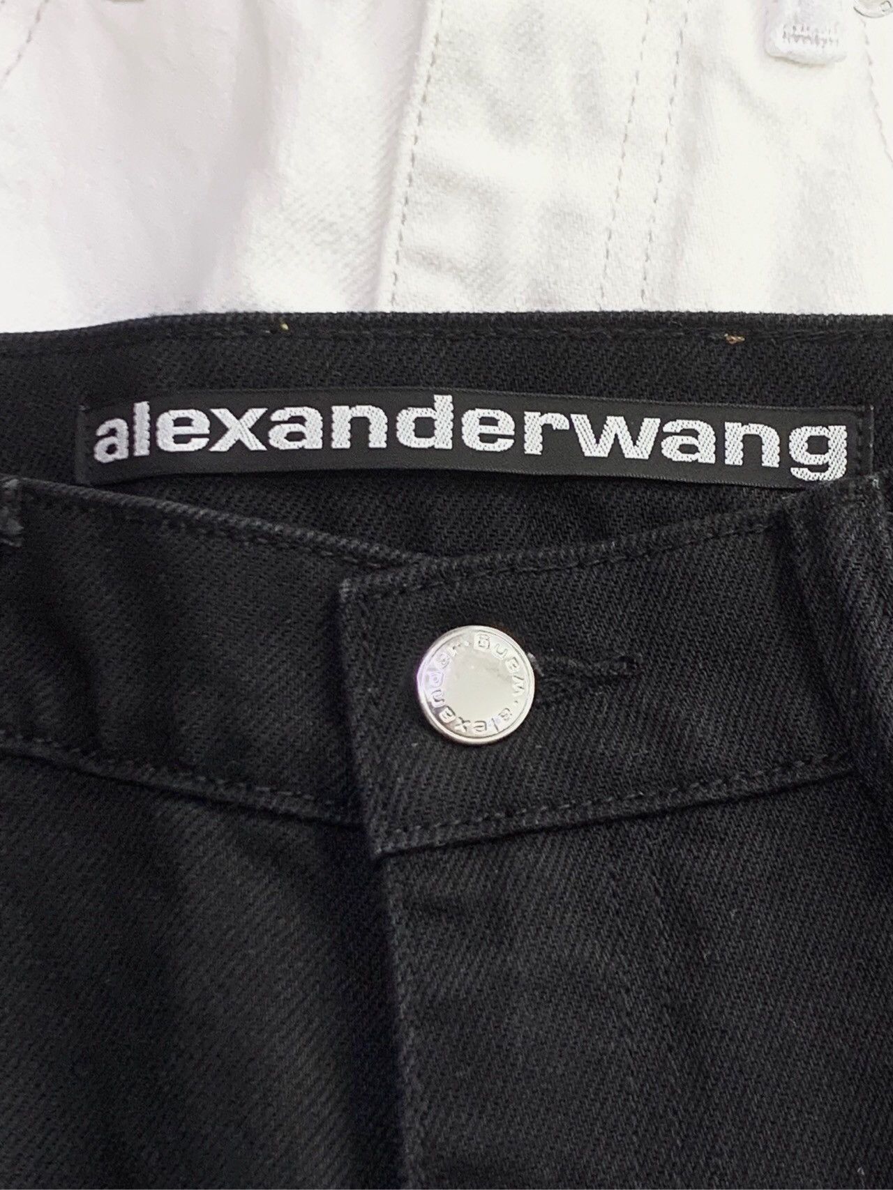 Alexander Wang Alexander Wang Pants Black Cotton Denim Jeans (Size 24) Size 24" / US 00 / IT 34 - 2 Thumbnail